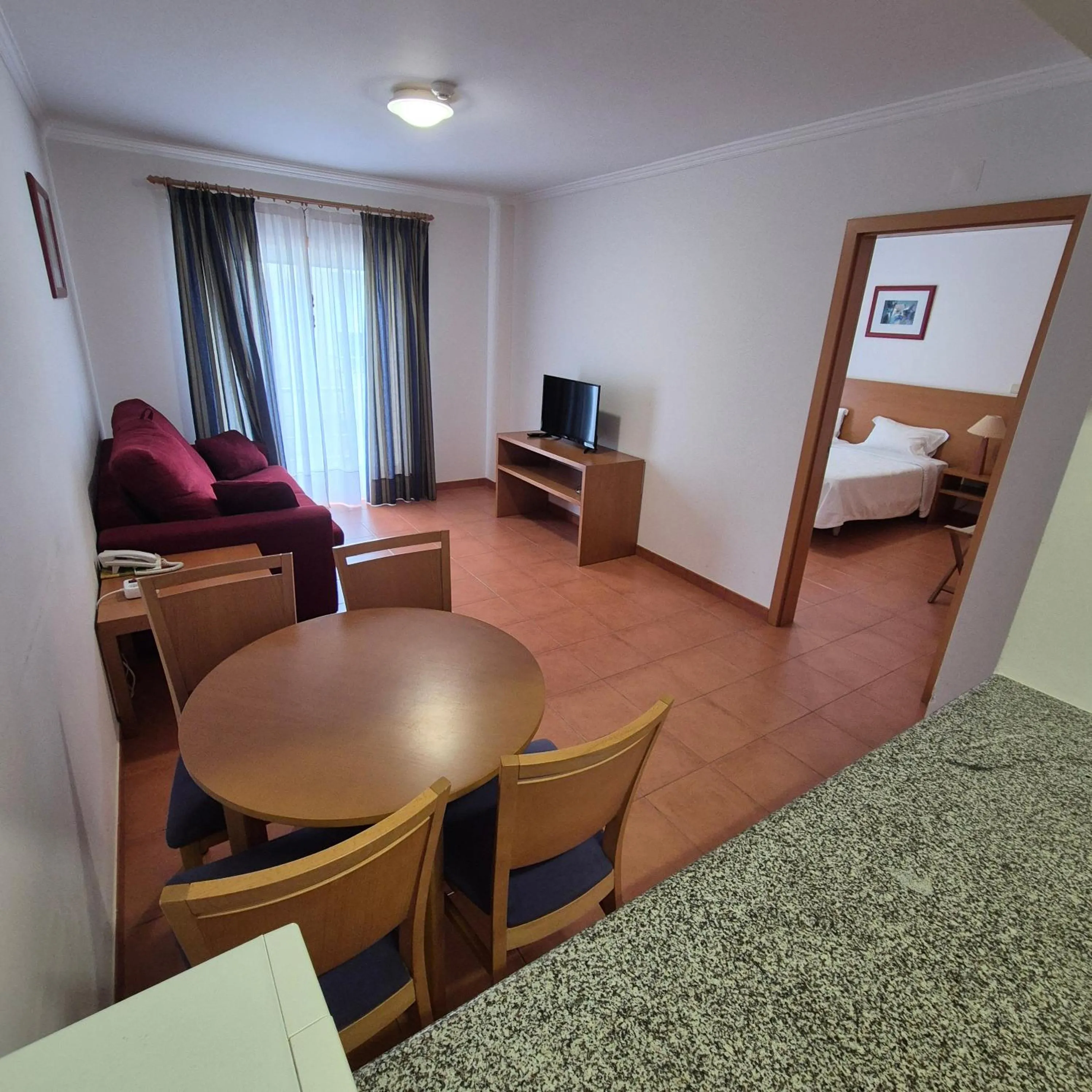 Bed in Apartamentos Turísticos Vila Praia