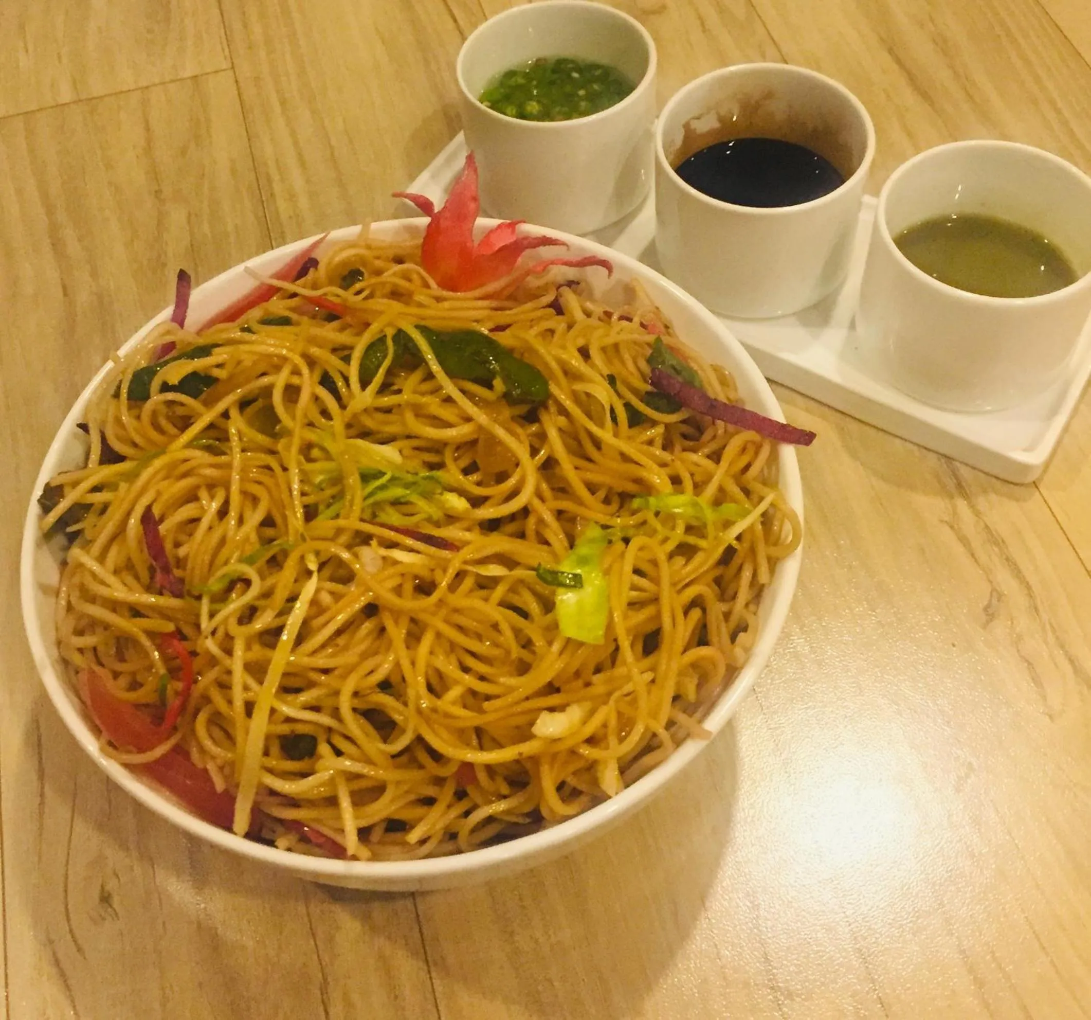 Food close-up in Hotel The Onix