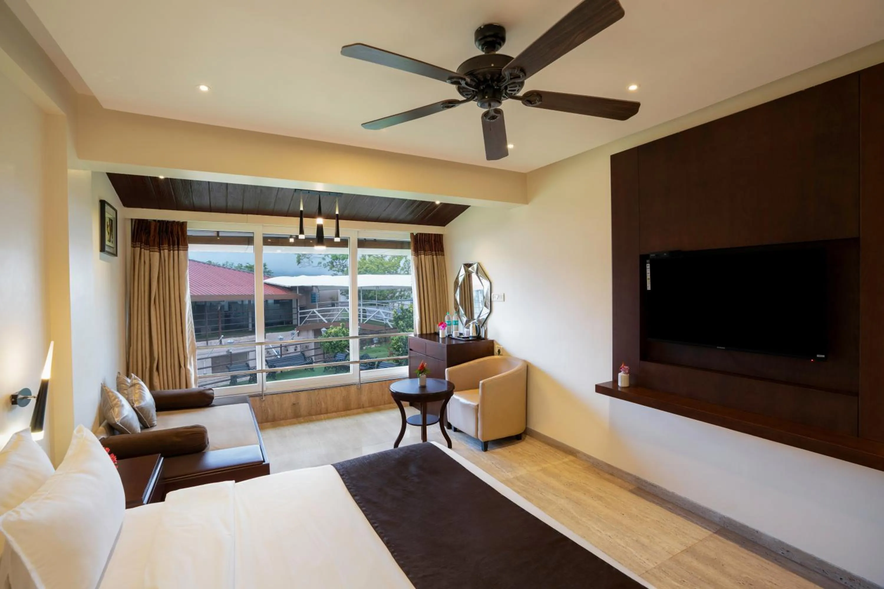 Bedroom in The Grand Legacy Resort & Spa - TGL - Pure Vegetarian Mahabaleshwar