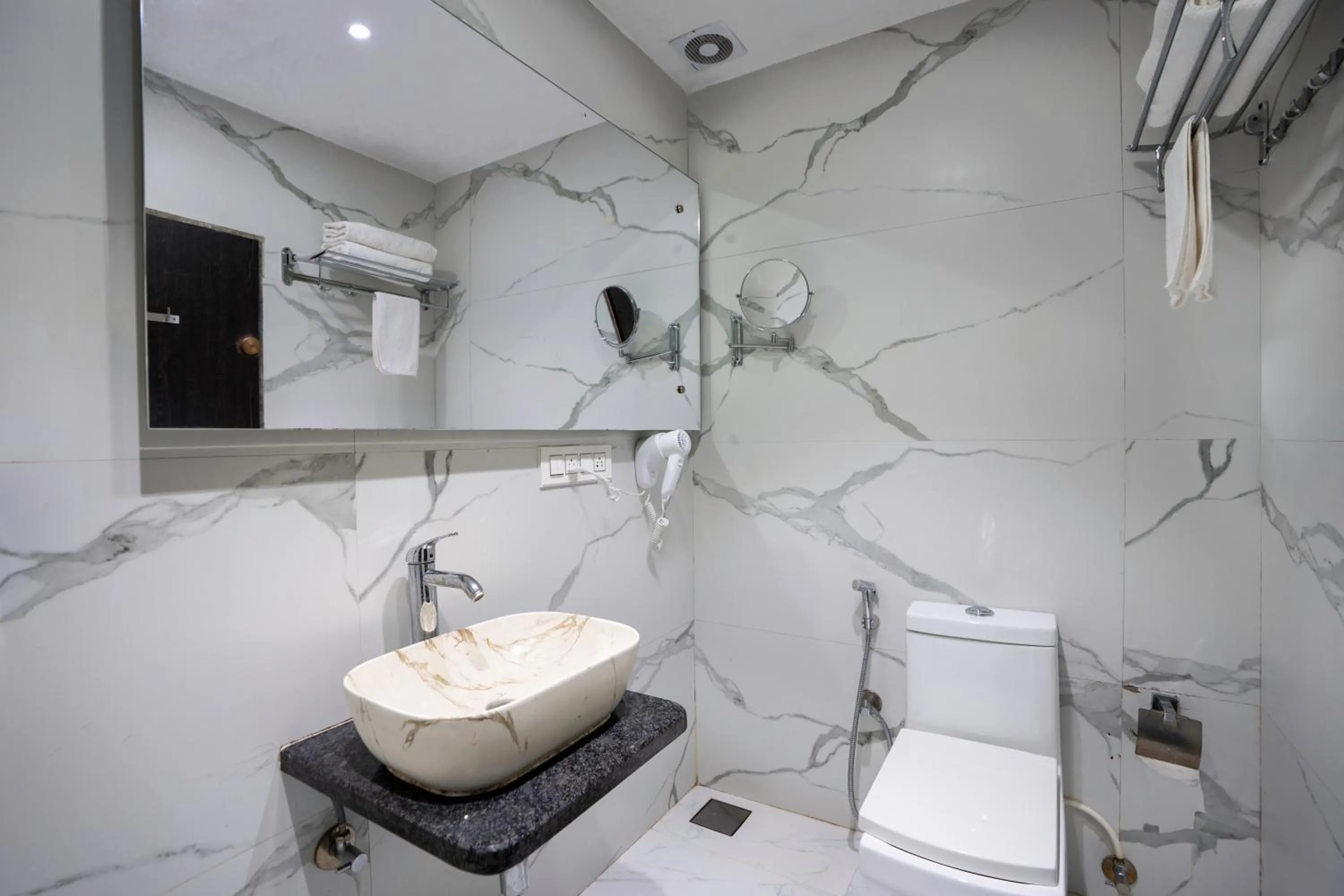 Bathroom in The Grand Legacy Resort & Spa - TGL - Pure Vegetarian Mahabaleshwar