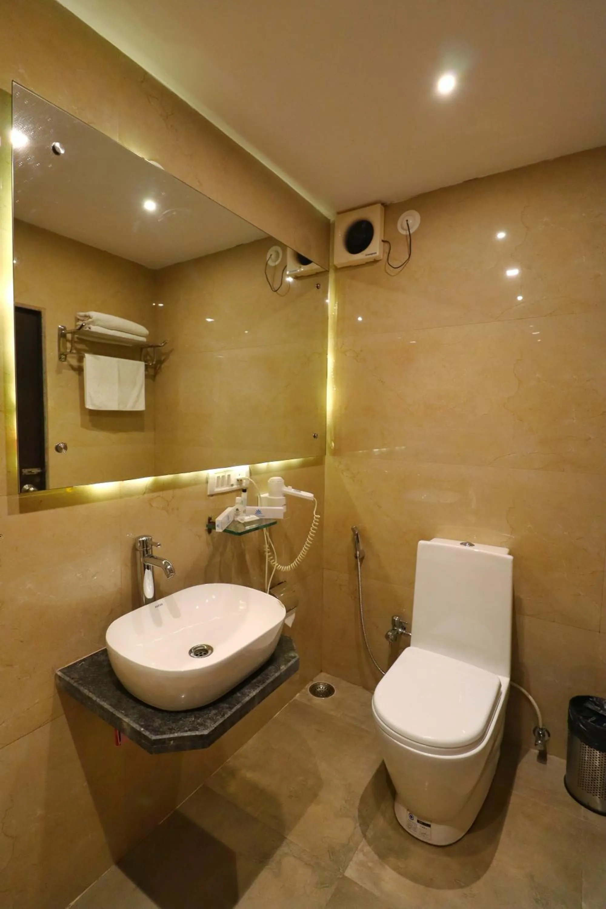 Bathroom in The Grand Legacy Resort & Spa - TGL - Pure Vegetarian Mahabaleshwar
