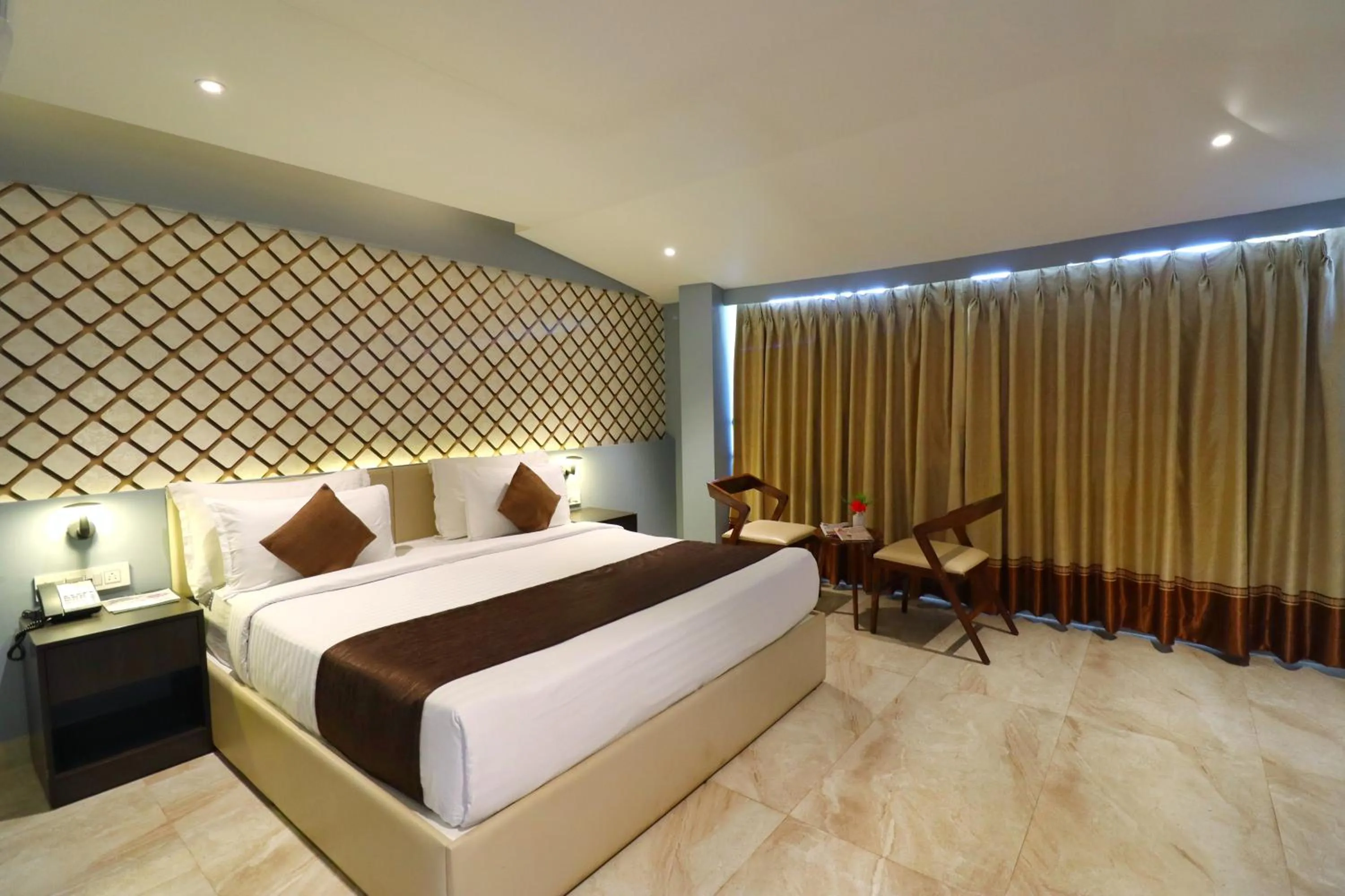 Bed in The Grand Legacy Resort & Spa - TGL - Pure Vegetarian Mahabaleshwar