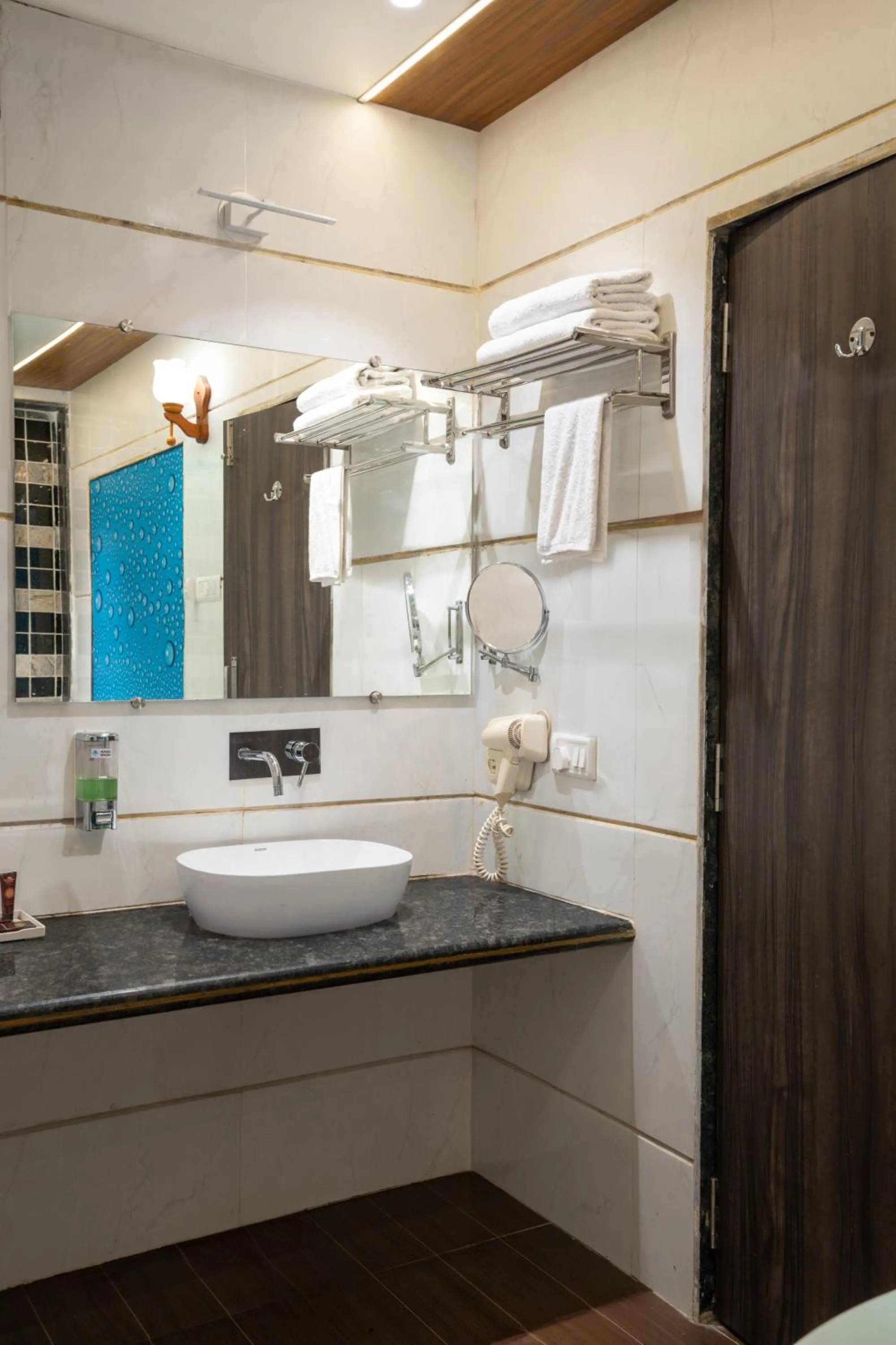 Bathroom in The Grand Legacy Resort & Spa - TGL - Pure Vegetarian Mahabaleshwar