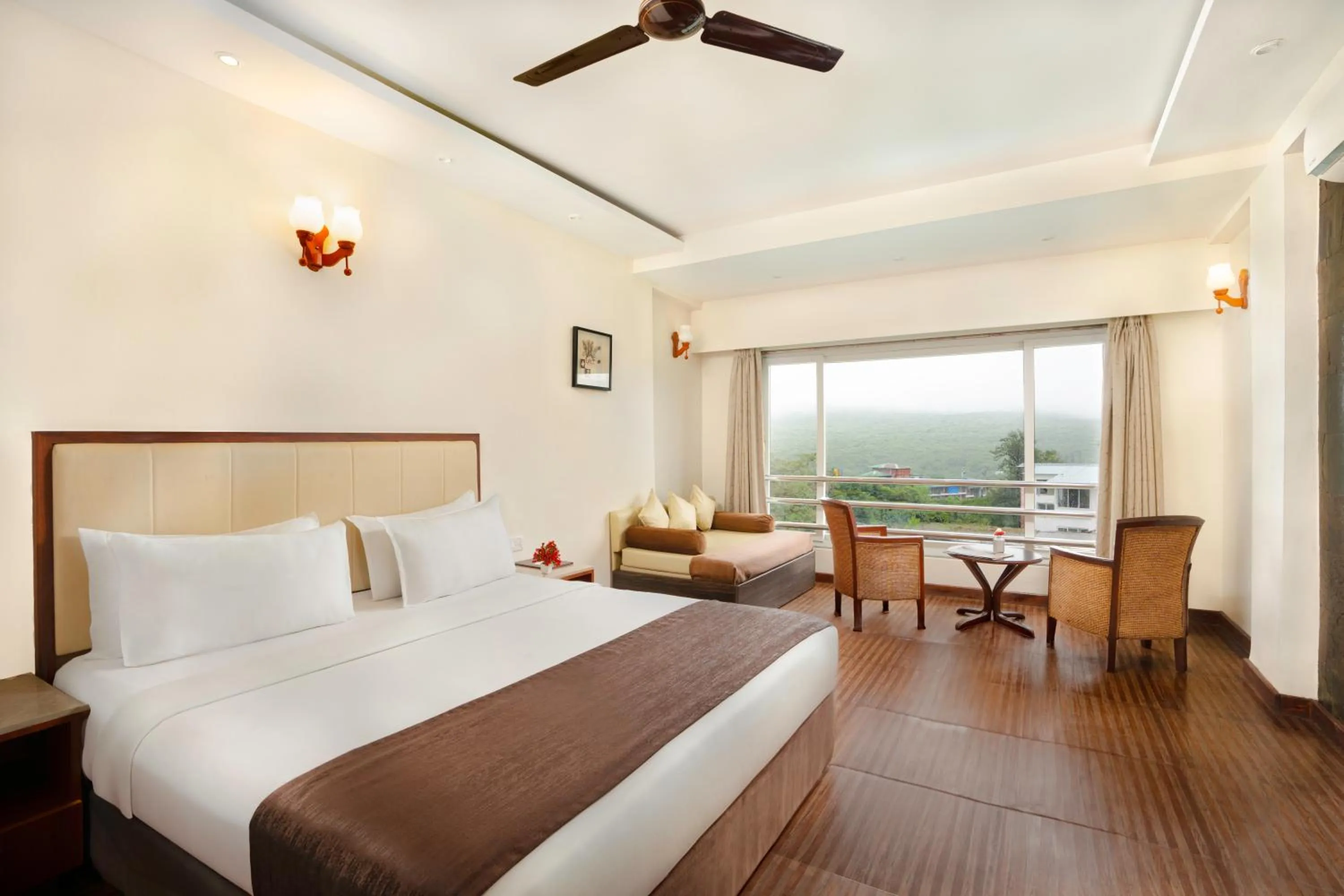 Bedroom, Bed in The Grand Legacy Resort & Spa - TGL - Pure Vegetarian Mahabaleshwar