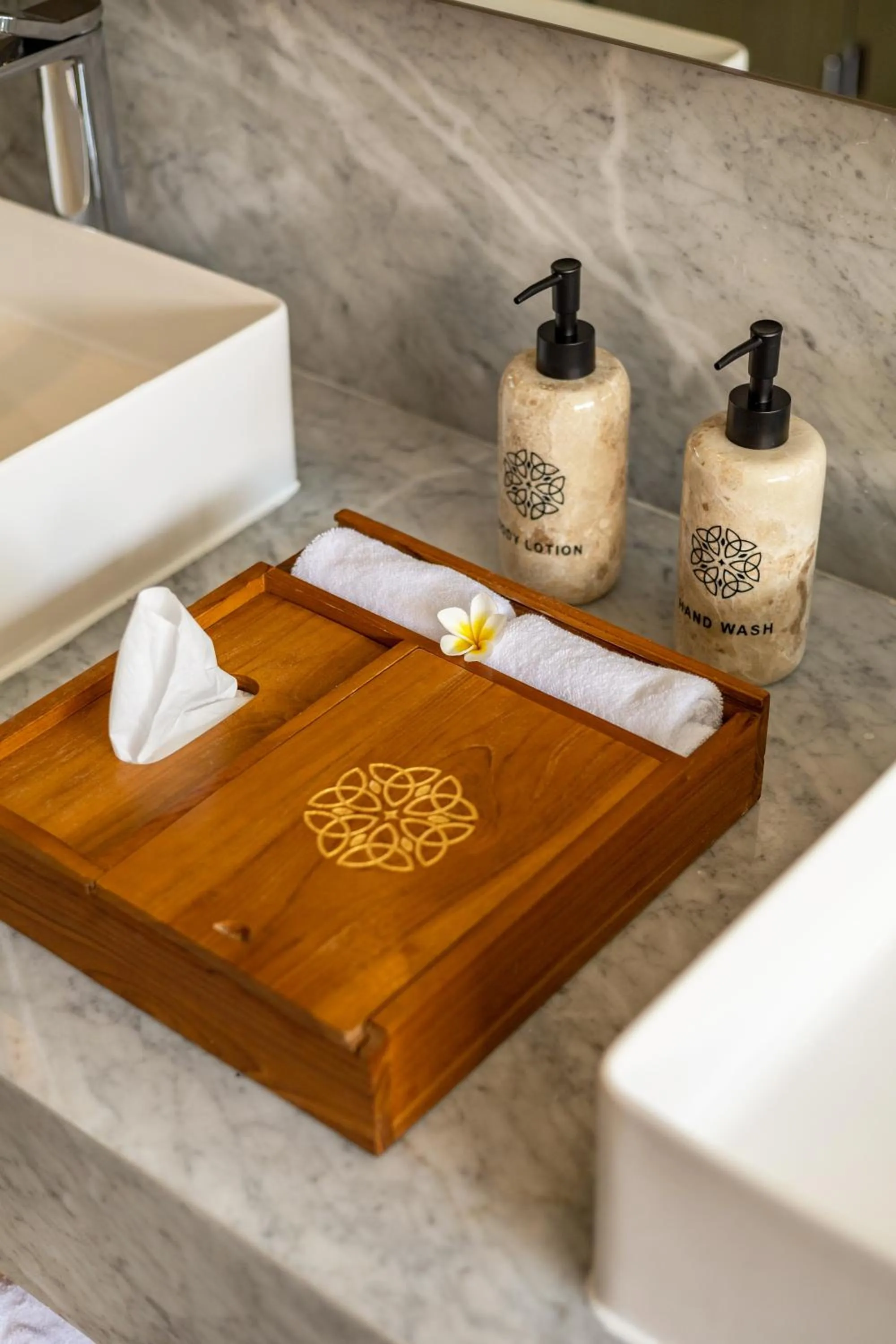 towels in Theanna Villa and Spa Canggu