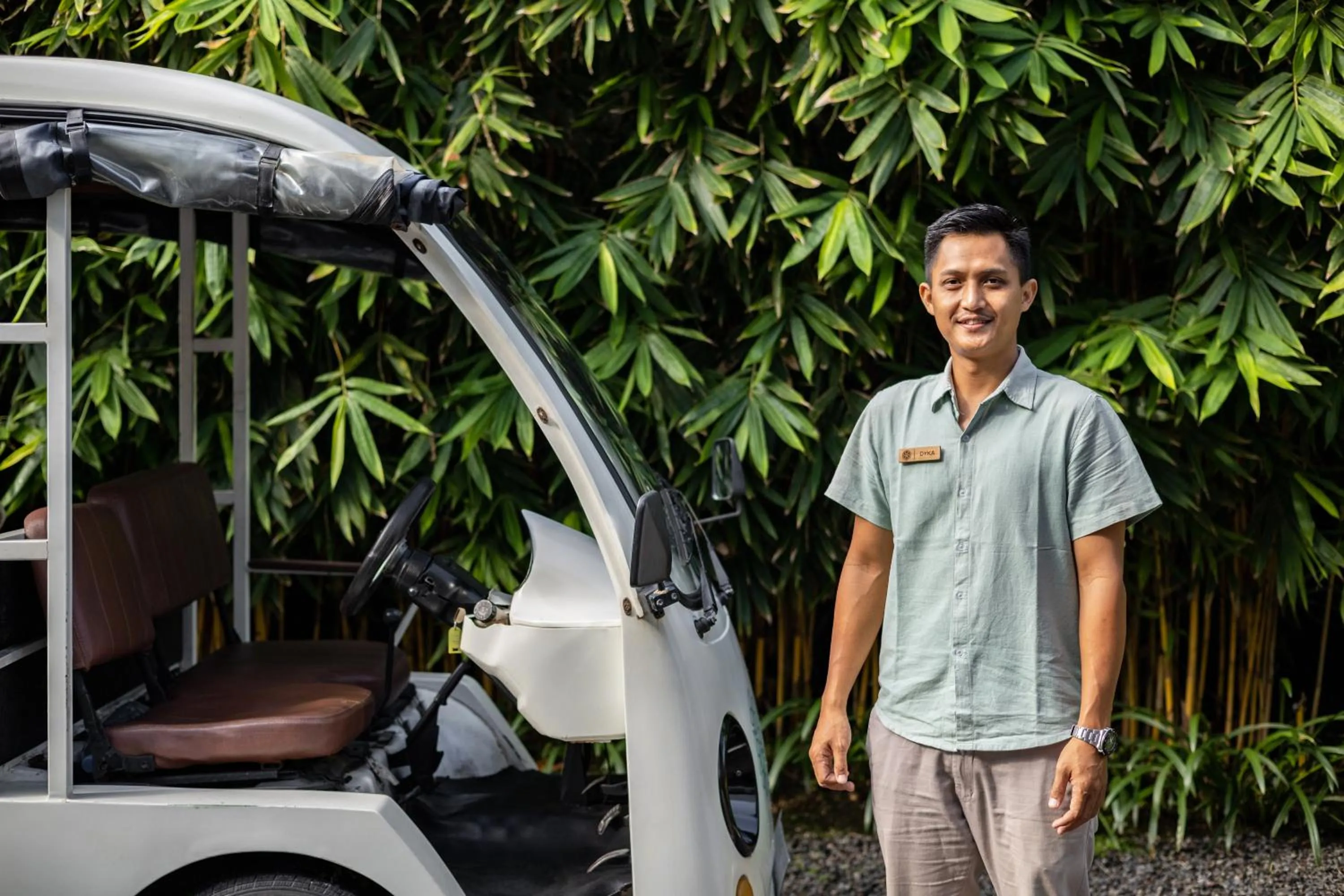 Parking in Theanna Villa and Spa Canggu
