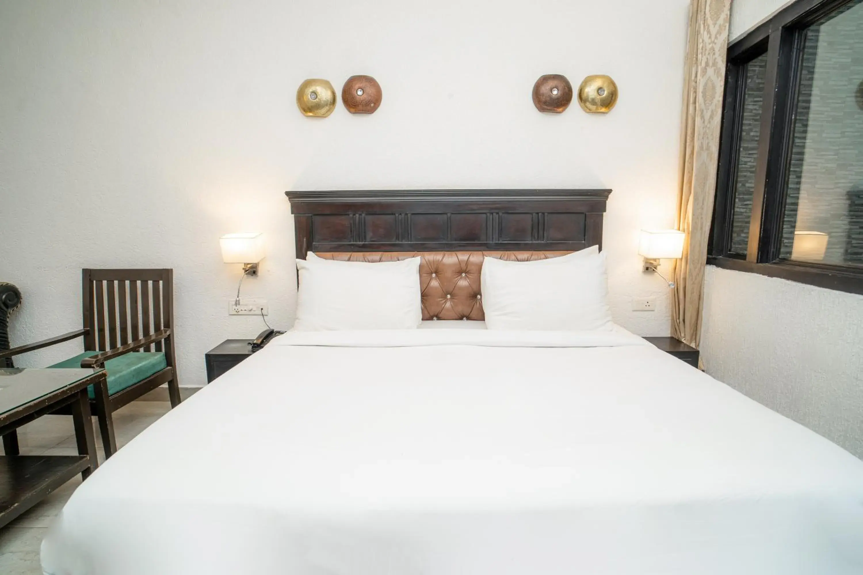 Bed in Hotel Ishan - A Ganges Riverside Retreat by Salvus Bed in Hotel Ishan - A Ganges Riverside Retreat by Salvus