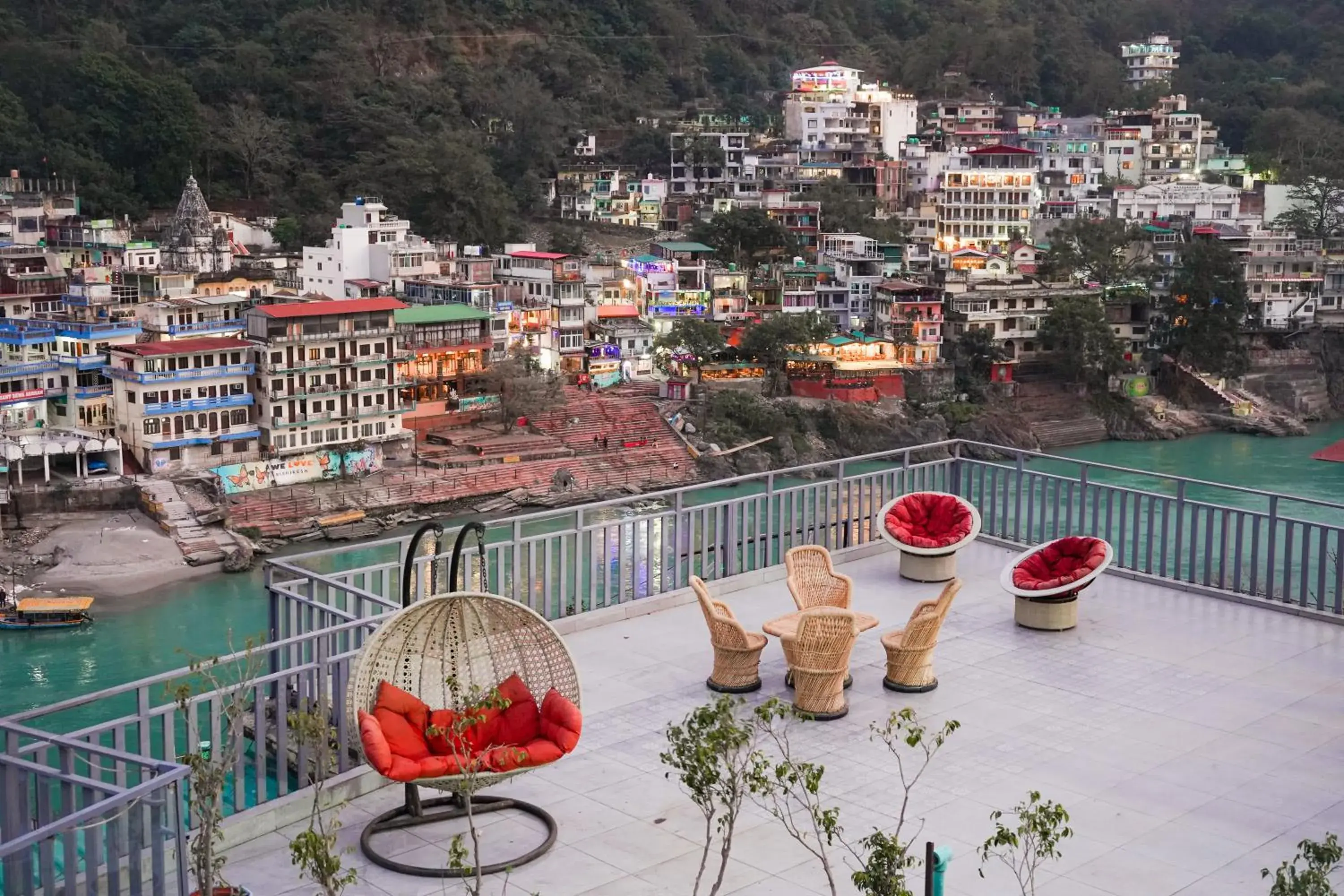 Property building in Hotel Ishan - A Ganges Riverside Retreat by Salvus Property building in Hotel Ishan - A Ganges Riverside Retreat by Salvus