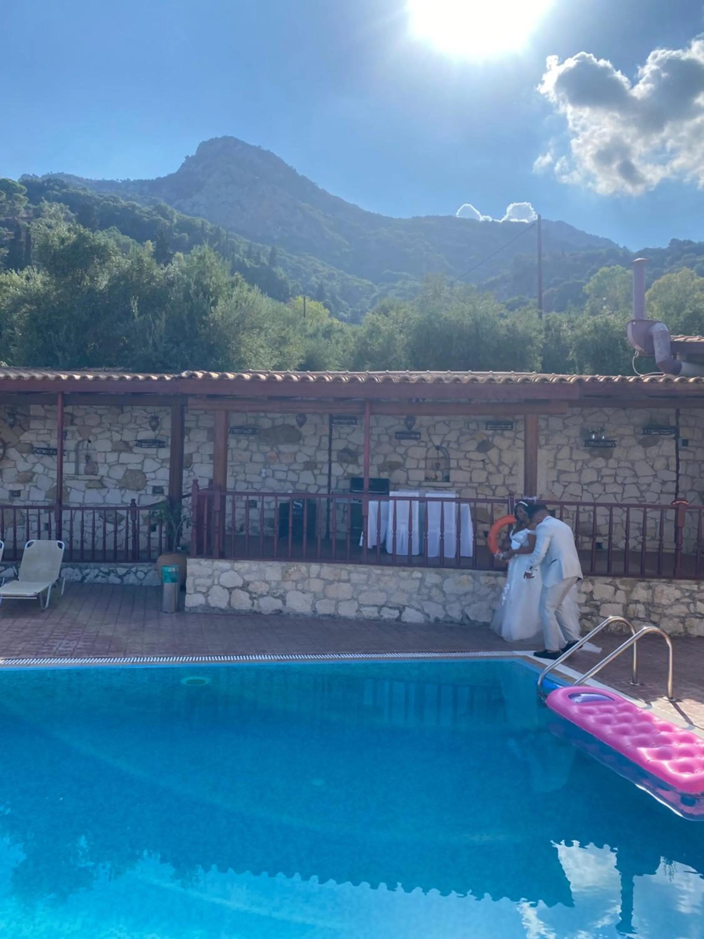 Swimming pool in Diamond Suites