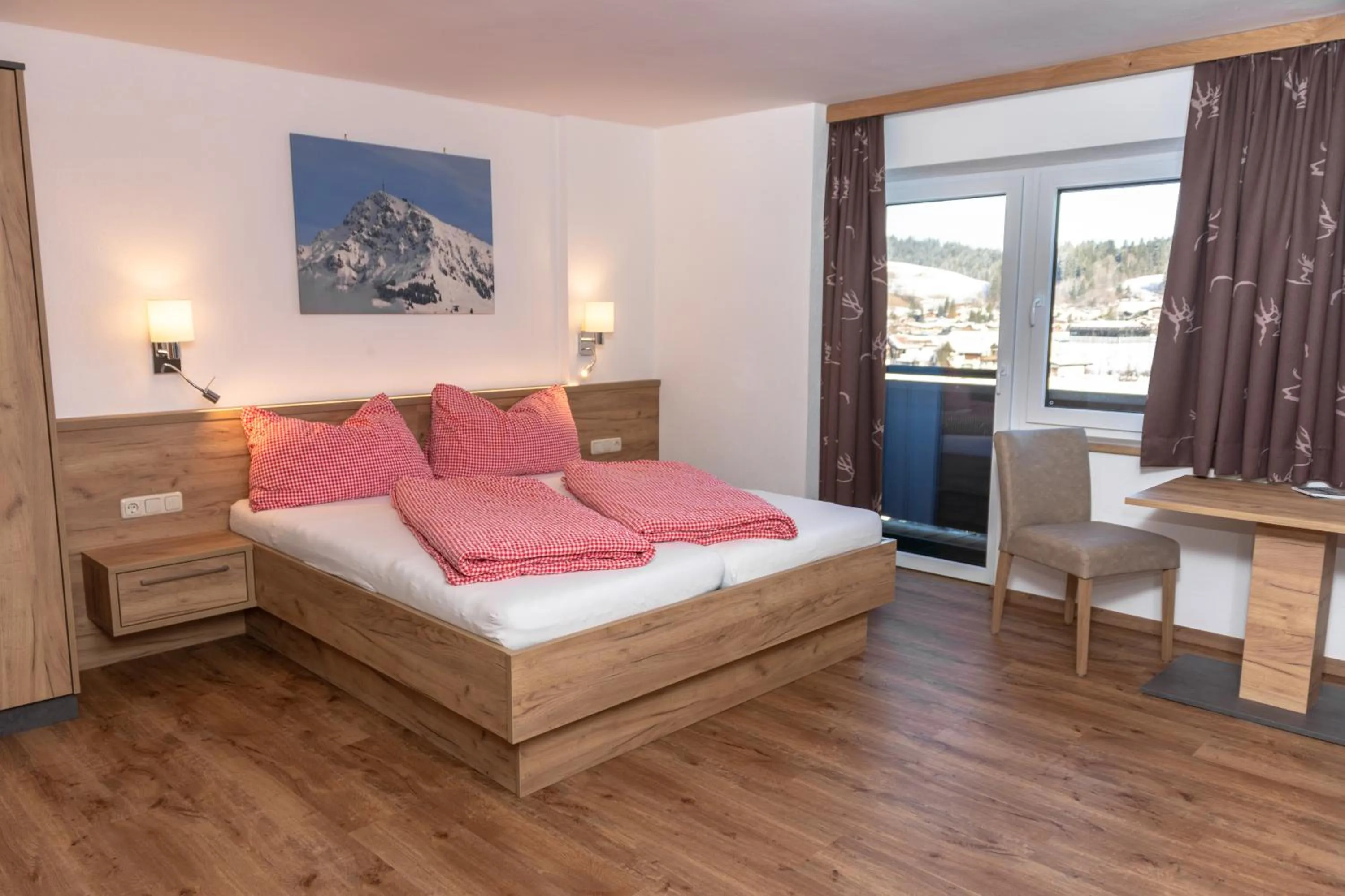 Bed in Pension Thainerhof