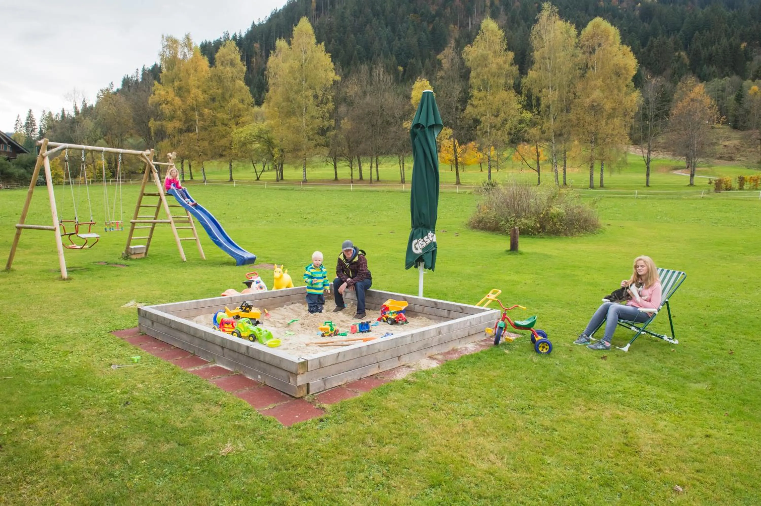 Children play ground in Pension Thainerhof