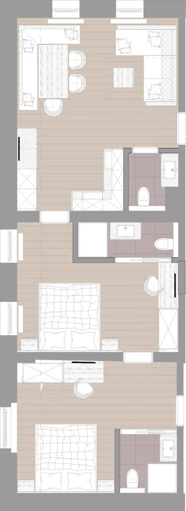 Floor plan in Pension Thainerhof