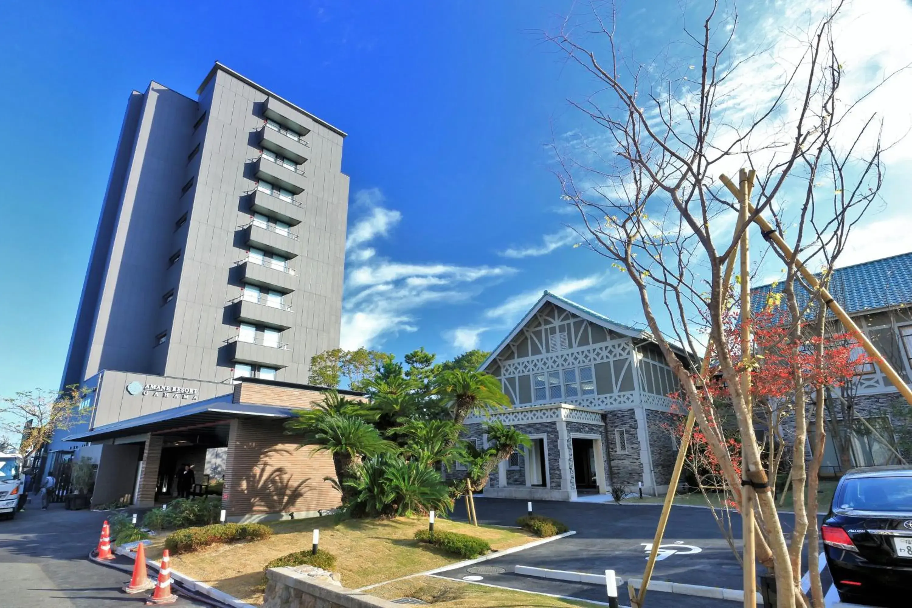 Facade/entrance in AMANE resort GAHAMA Facade/entrance in AMANE resort GAHAMA