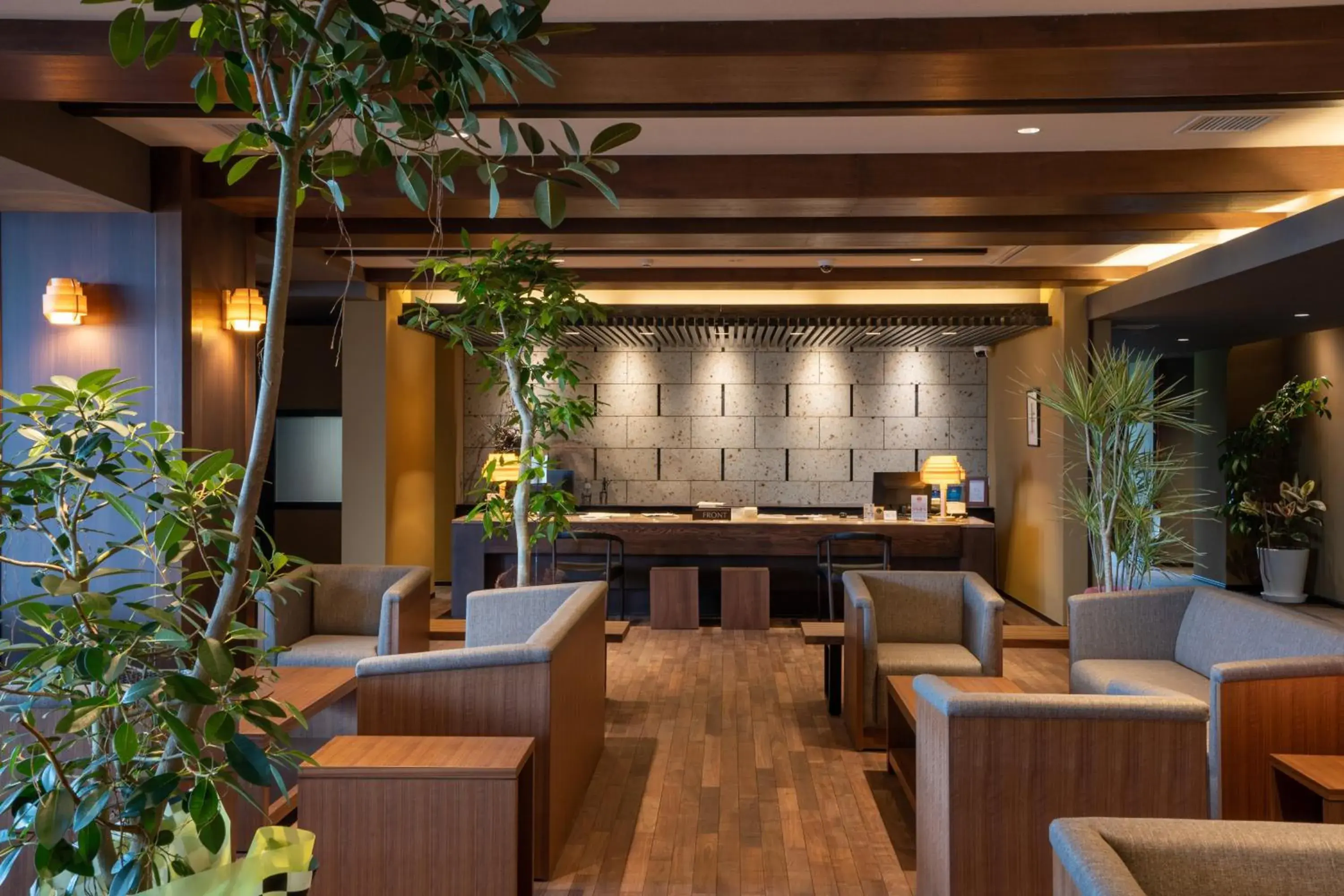 Lobby or reception in AMANE resort GAHAMA Lobby or reception in AMANE resort GAHAMA