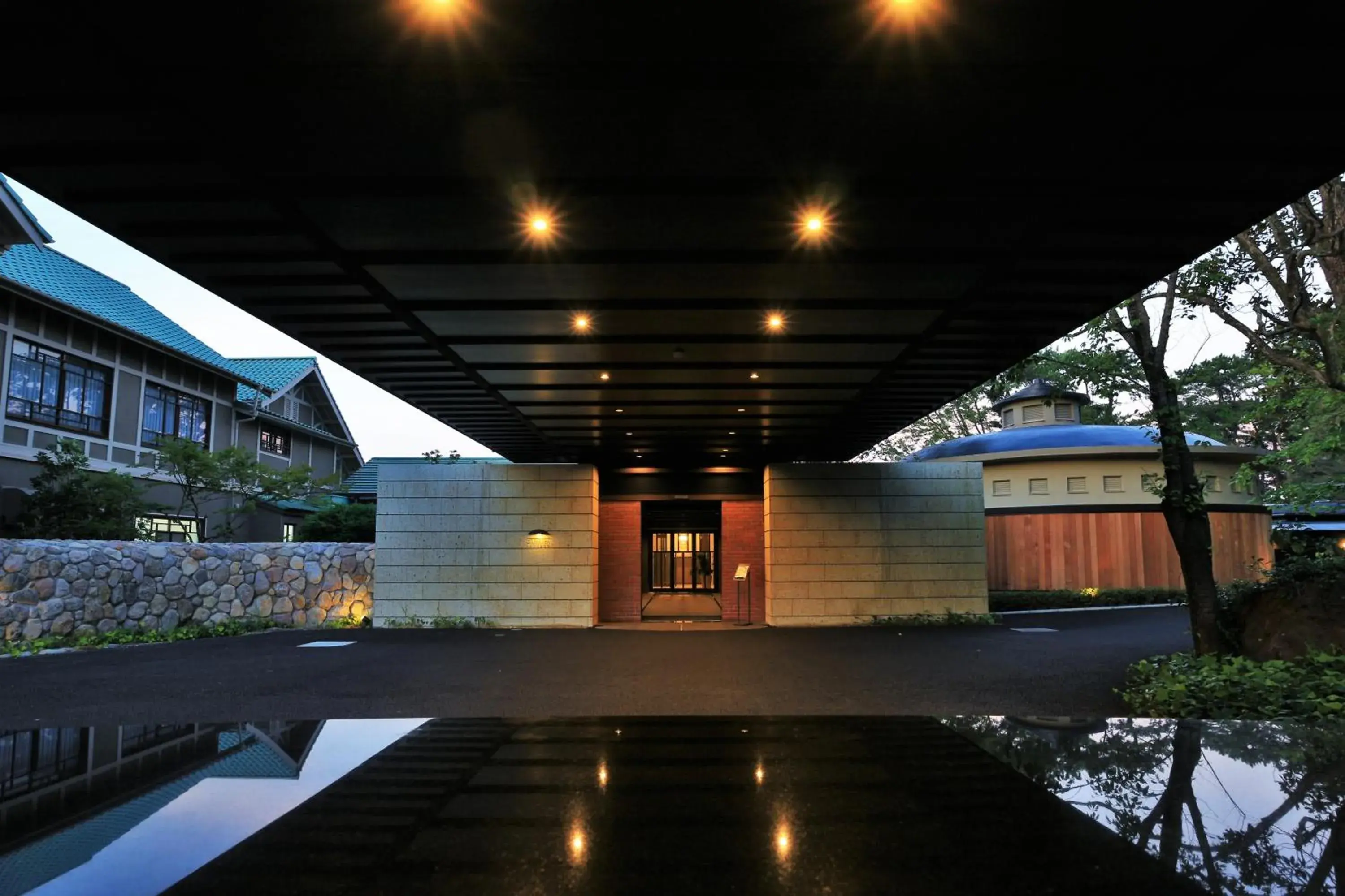 Facade/entrance in AMANE resort GAHAMA Facade/entrance in AMANE resort GAHAMA