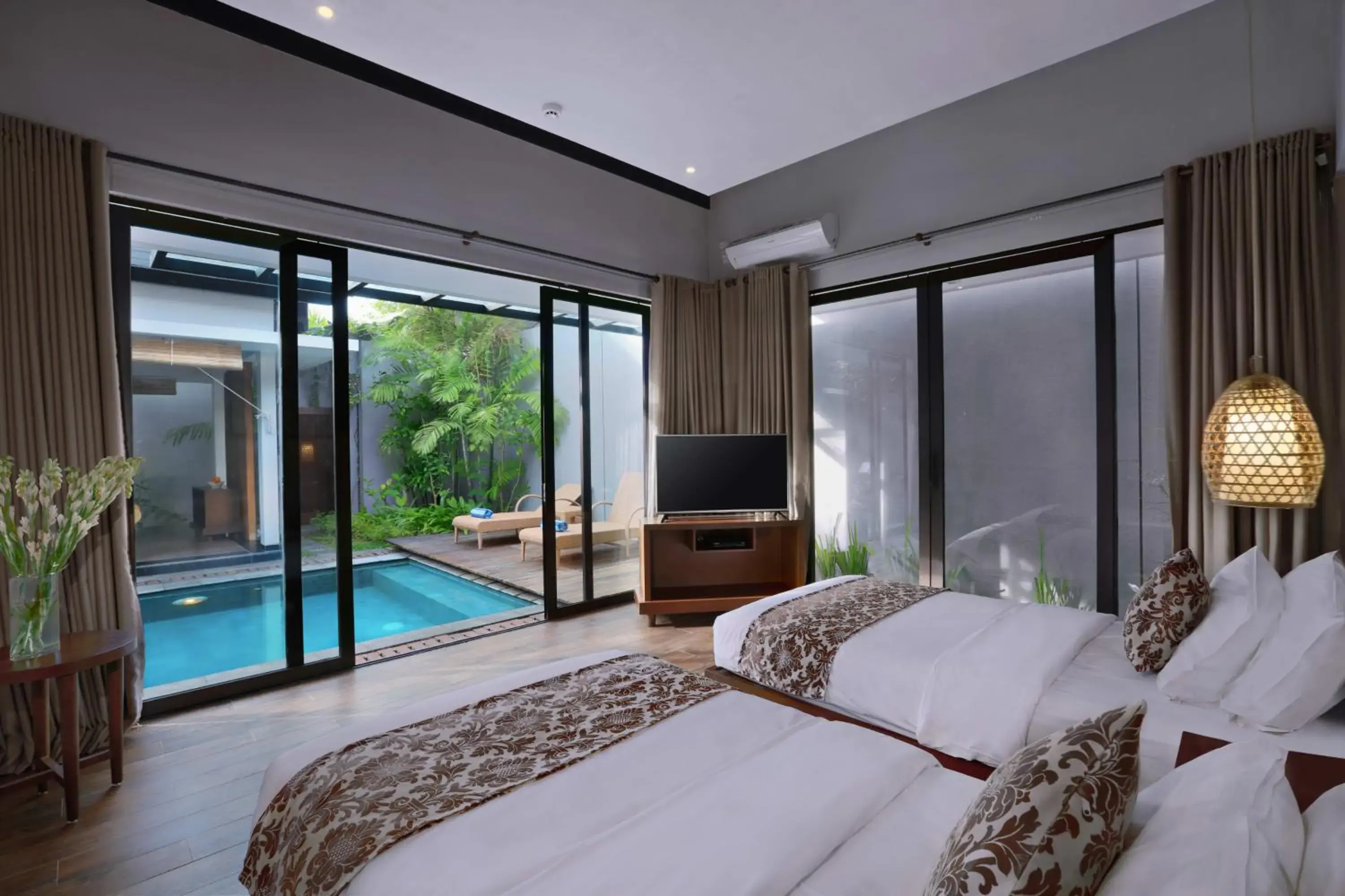 Bed in Kamuela Villa Lagoi Bay Bintan Bed in Kamuela Villa Lagoi Bay Bintan