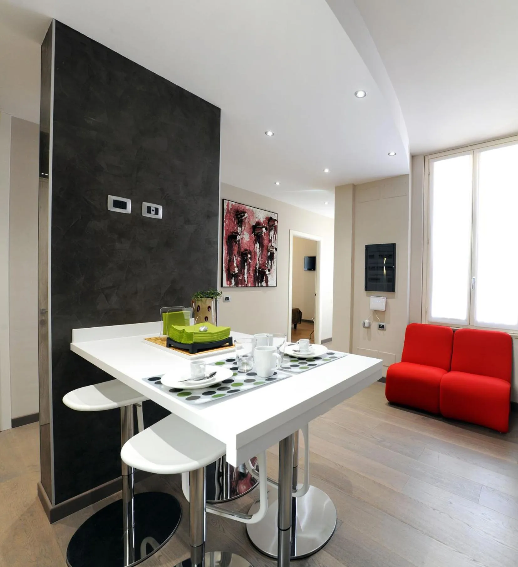 Communal kitchen in B&B Opera