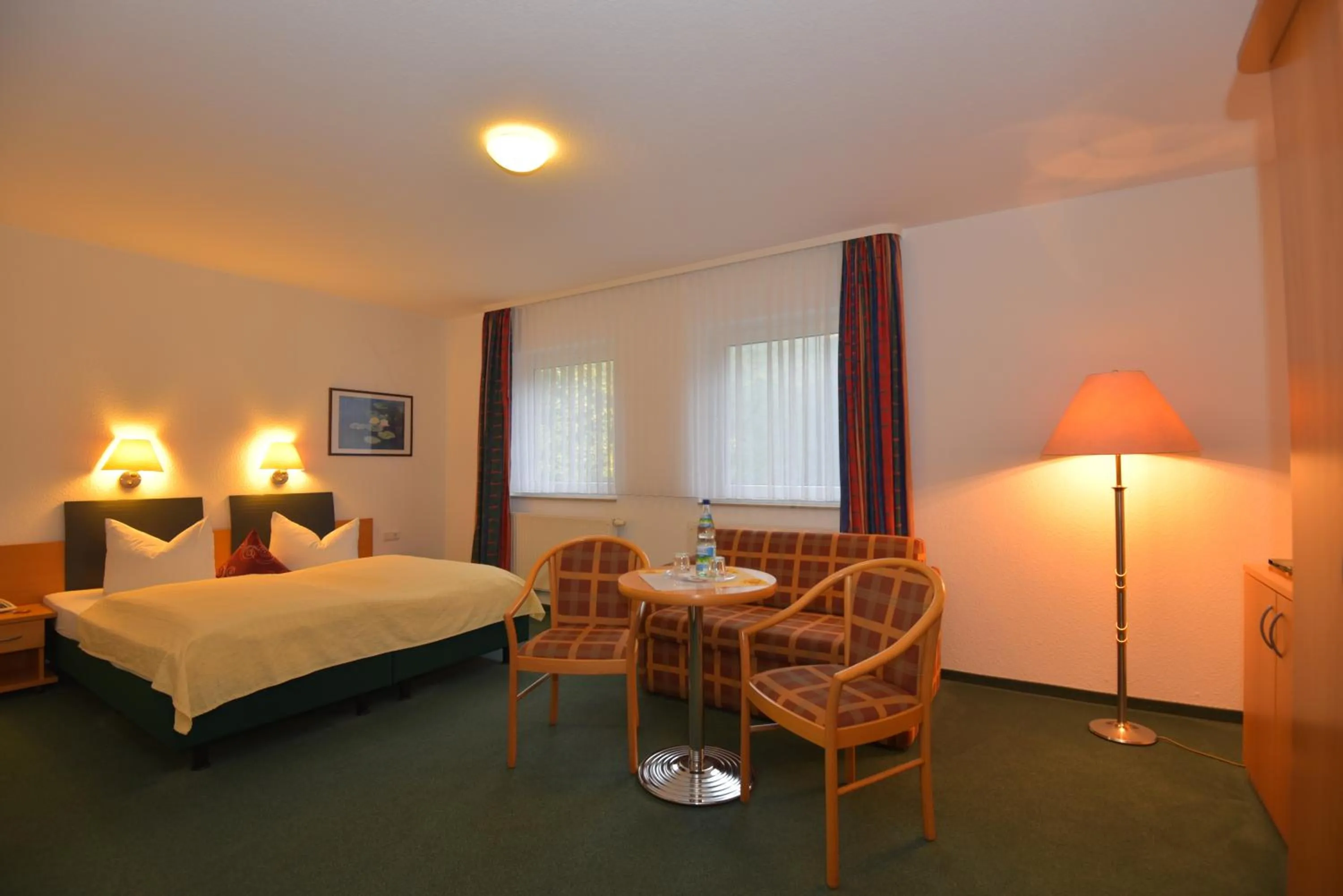 Photo of the whole room, Bed in Hotel Am Wald -GARNI-