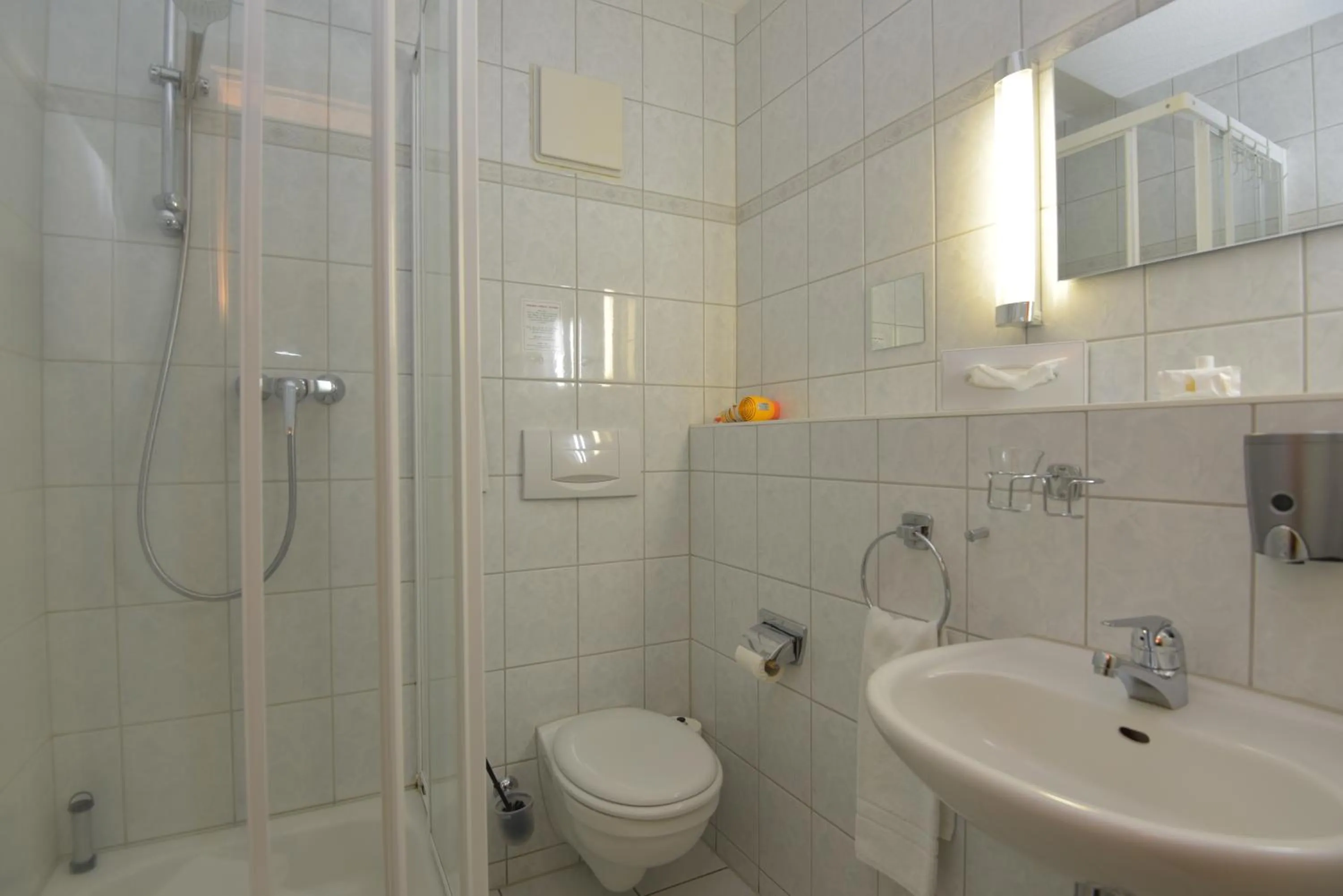 Shower in Hotel Am Wald -GARNI-