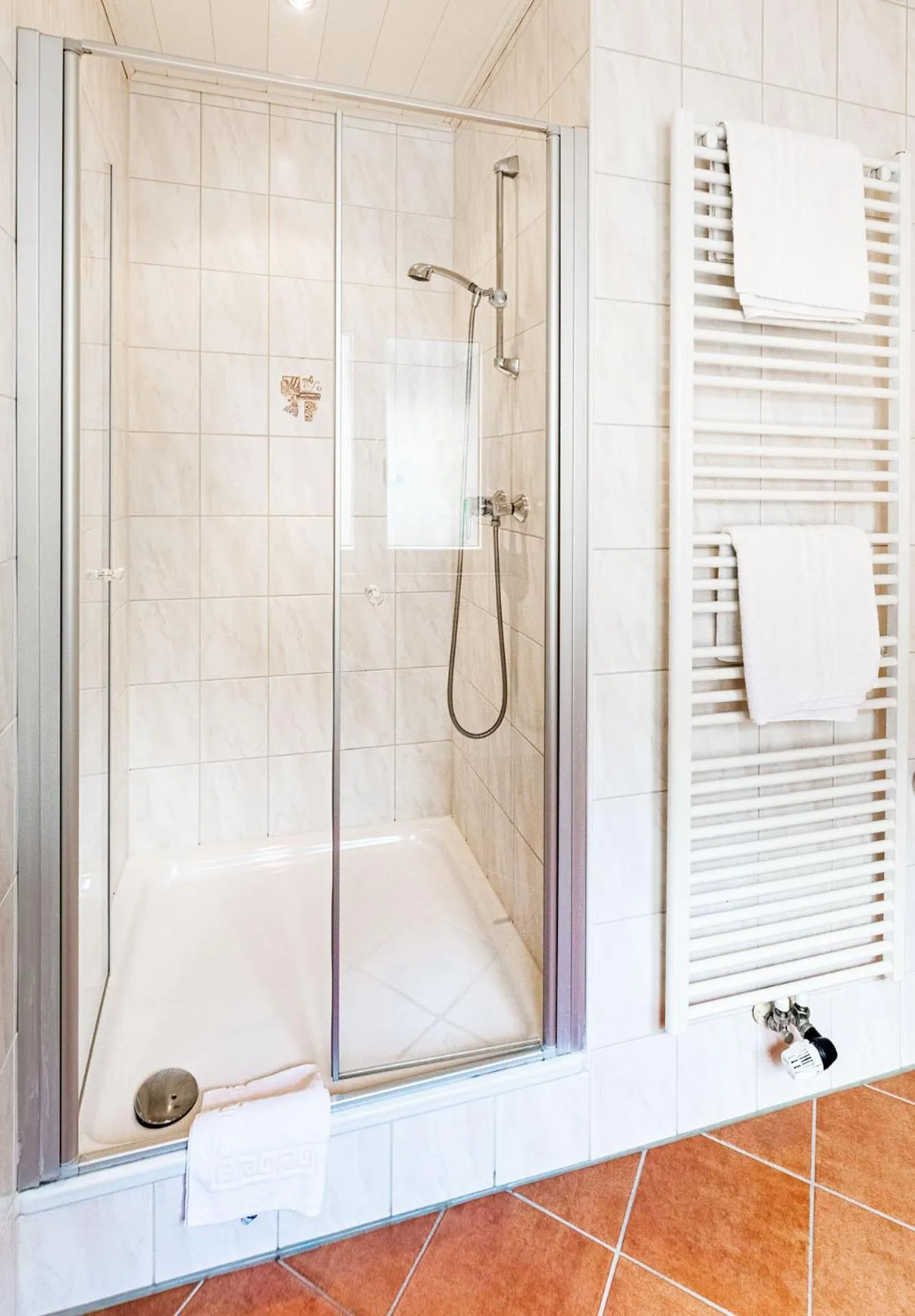 Shower in Hotel Quellenhof