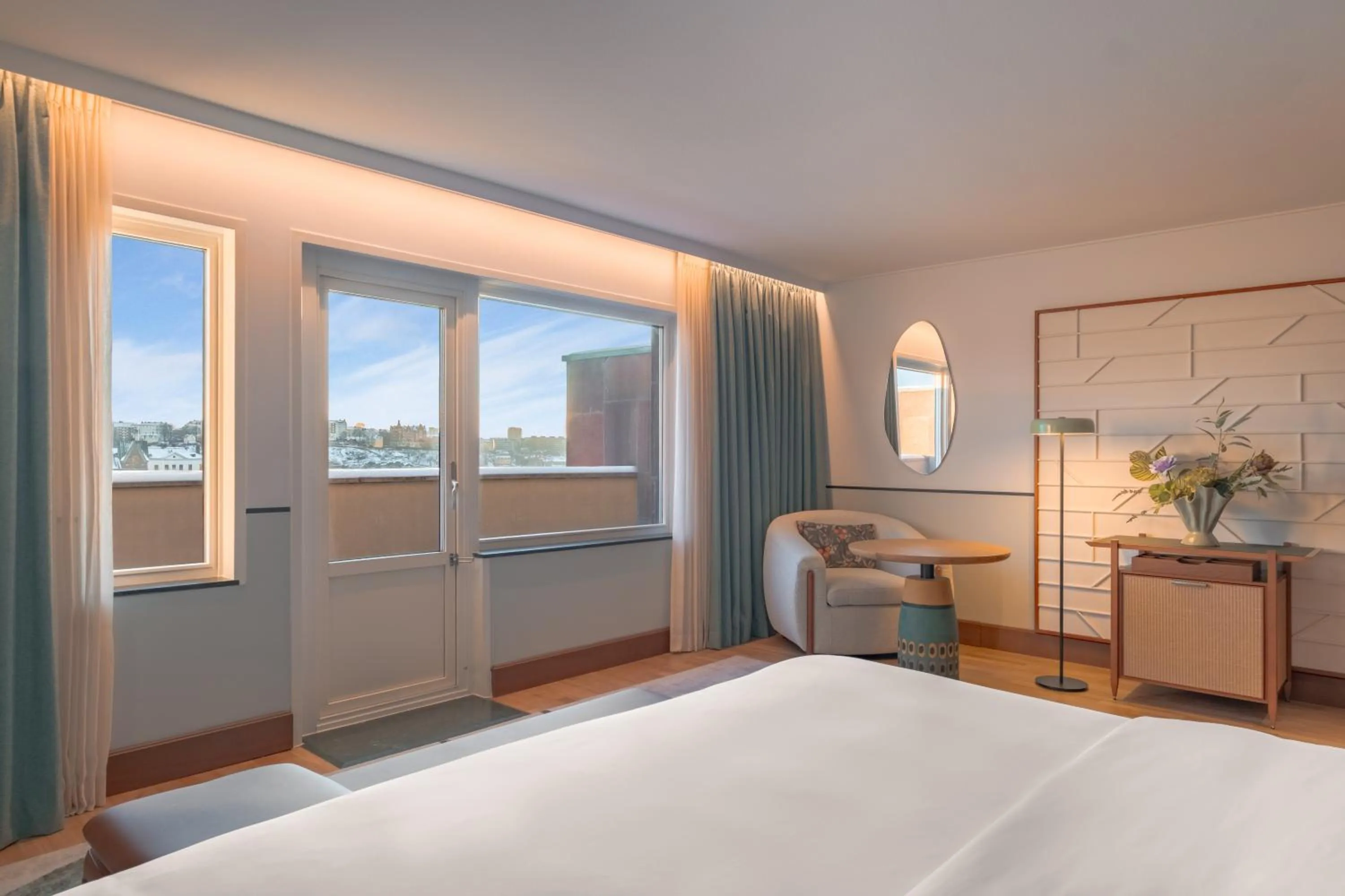 Bedroom, Bed in Sheraton Stockholm Hotel