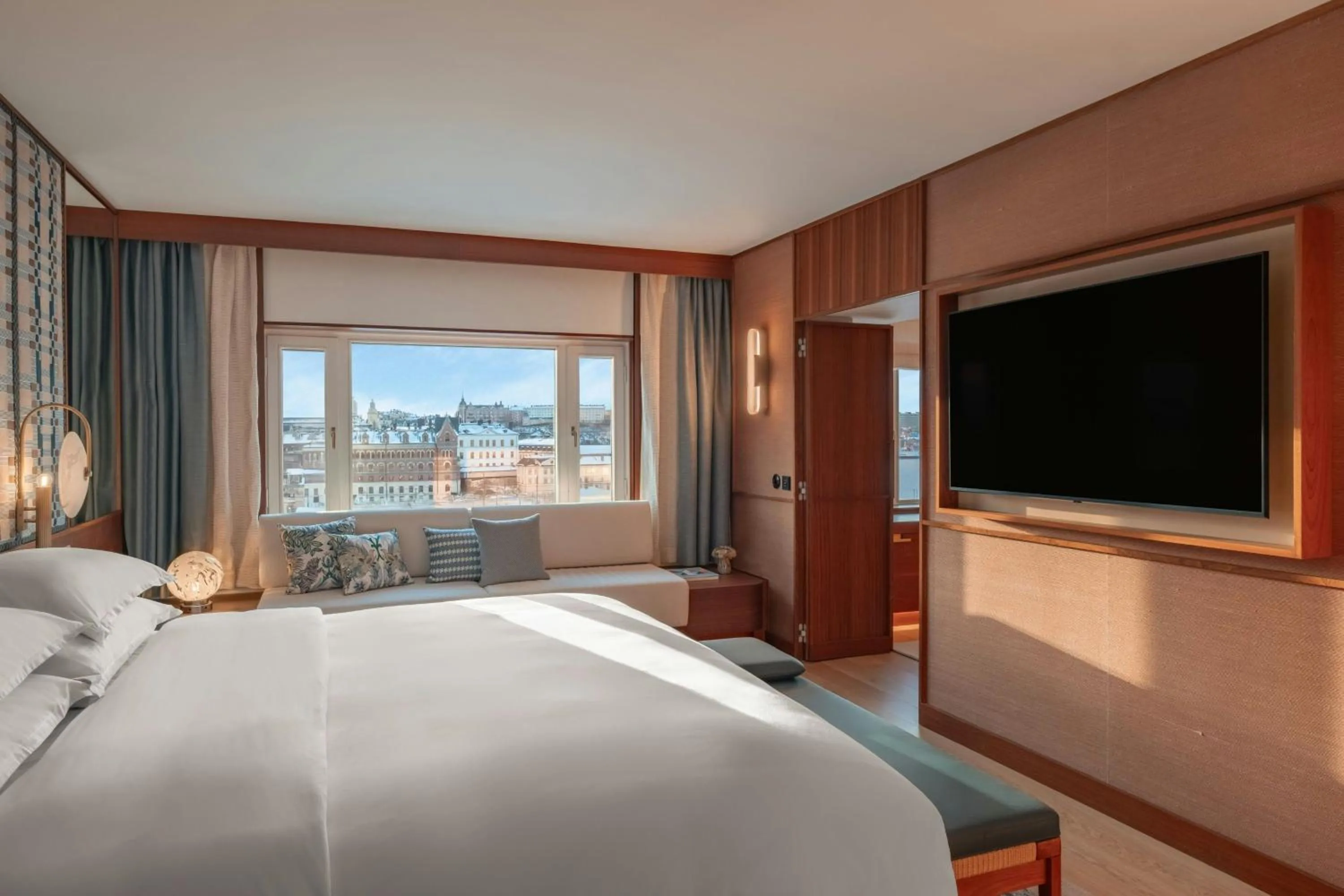 Bedroom, Bed in Sheraton Stockholm Hotel