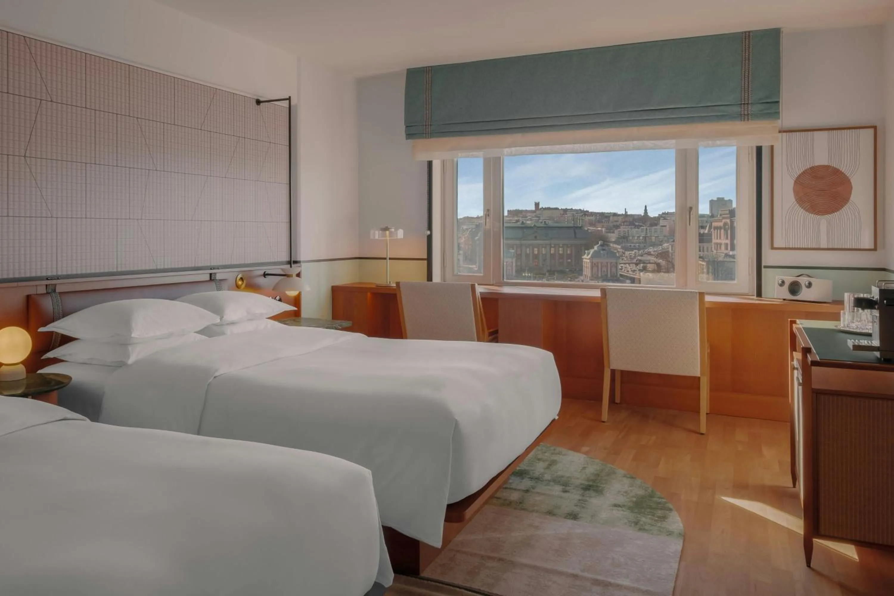 Bedroom, Bed in Sheraton Stockholm Hotel