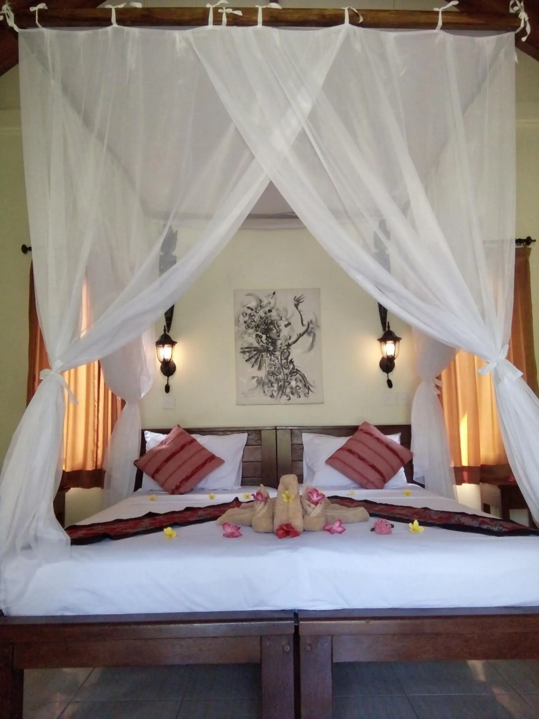 Superior Double or Twin Room with Garden View in Biorock Homestay & Dive Center Pemuteran Superior Double or Twin Room with Garden View in Biorock Homestay & Dive Center Pemuteran