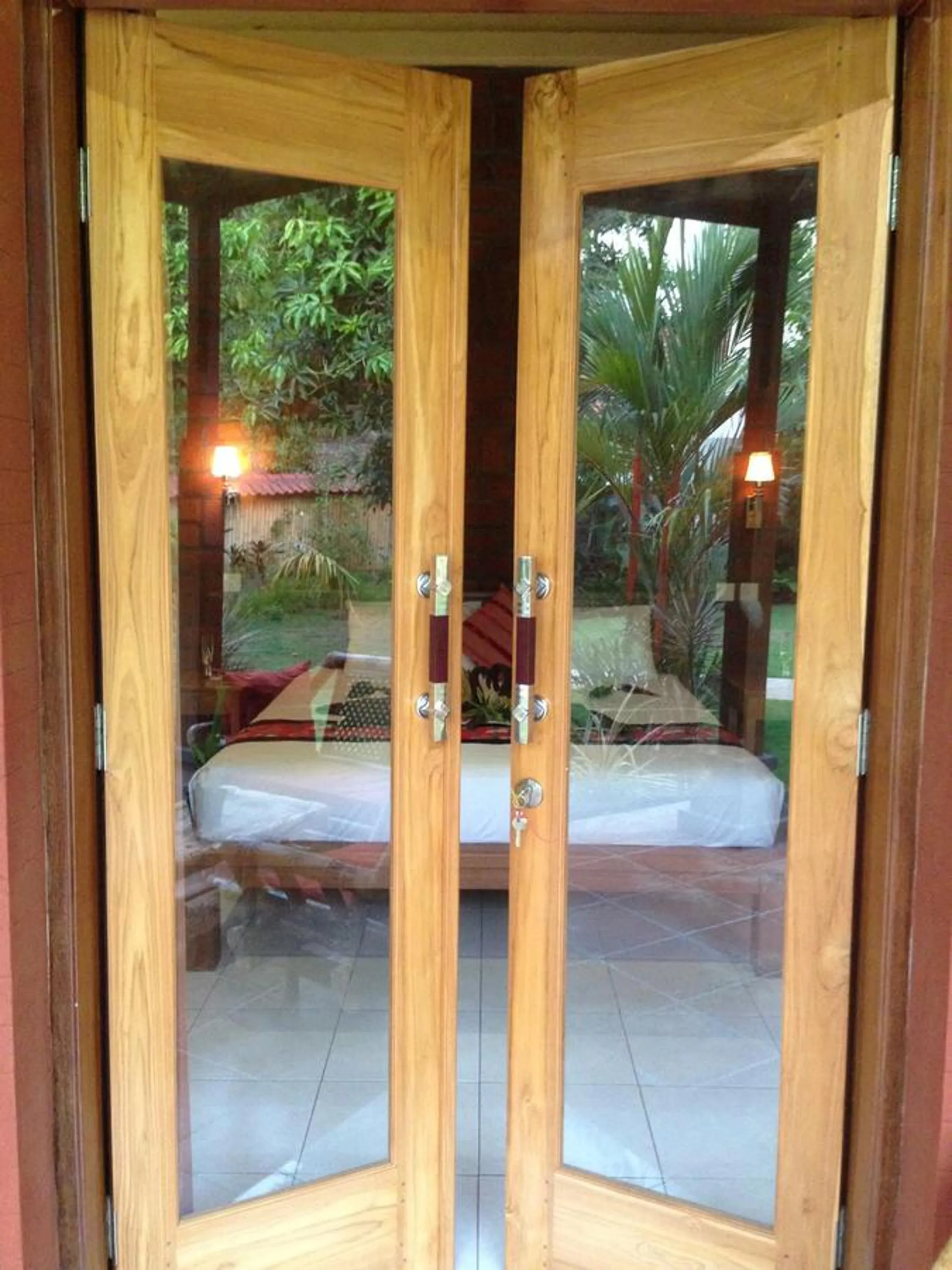 Garden view in Biorock Homestay & Dive Center Pemuteran