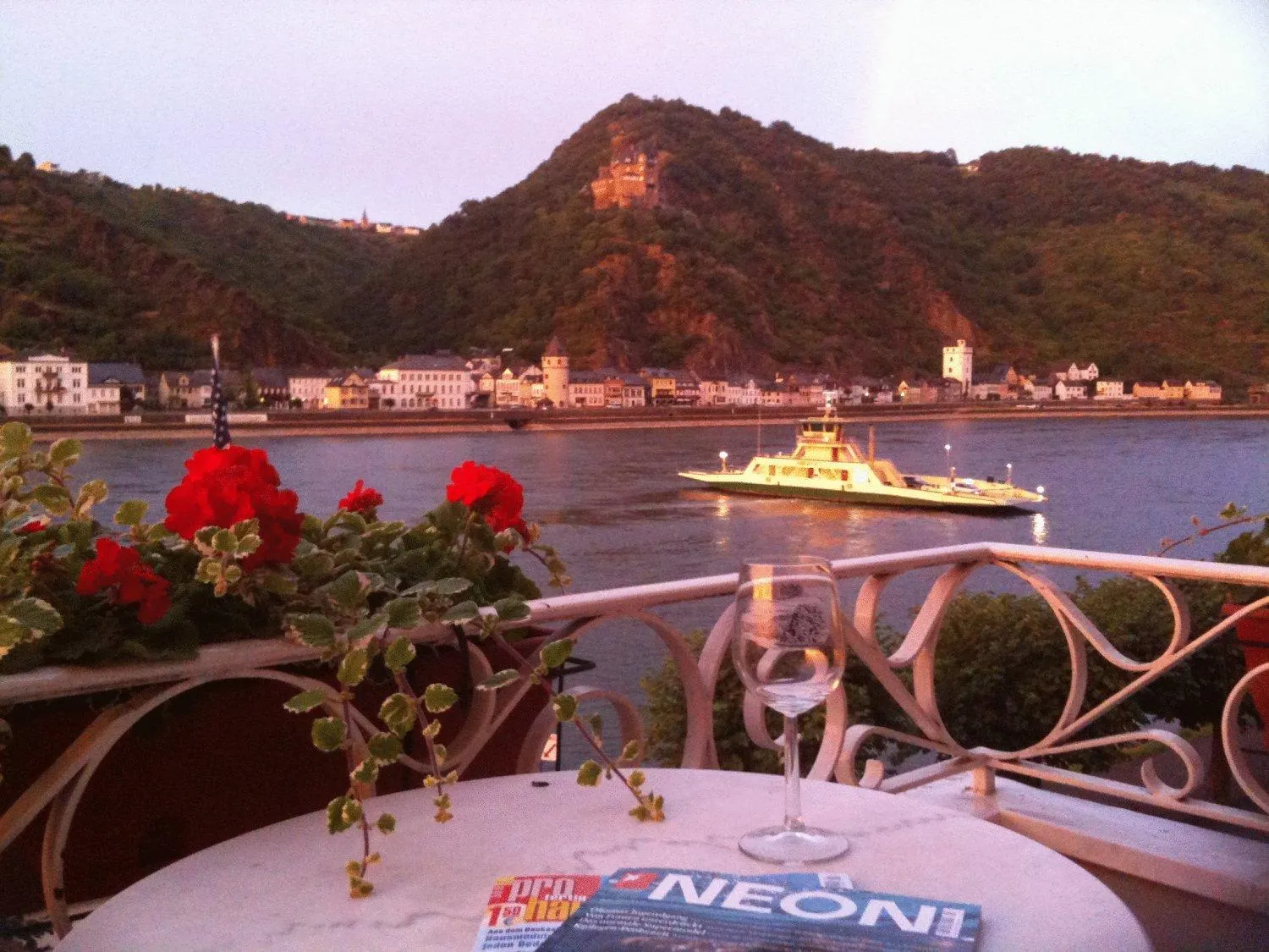 Balcony/Terrace in Rheinhotel St. Goar