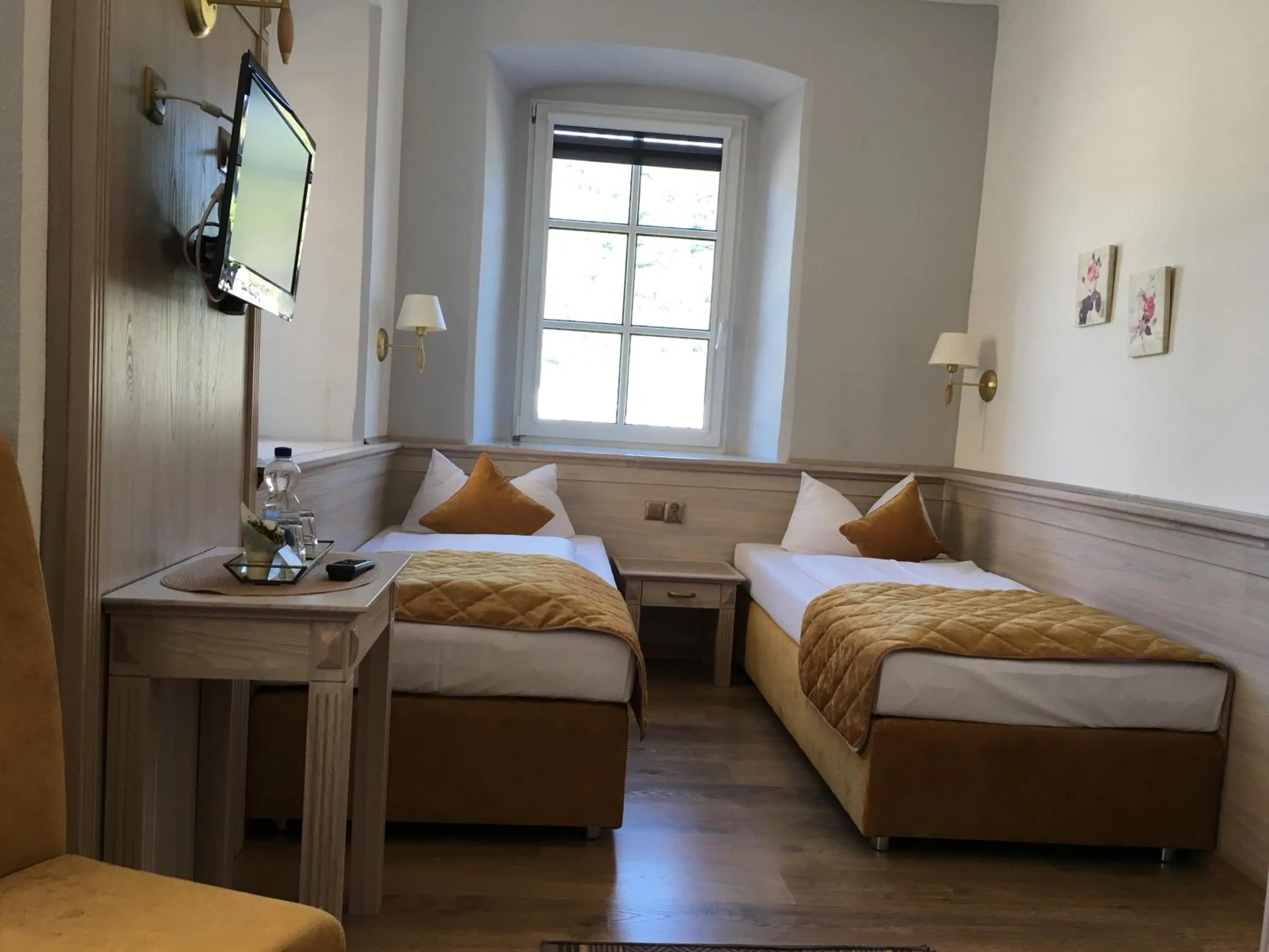 Bed in Rheinhotel St. Goar