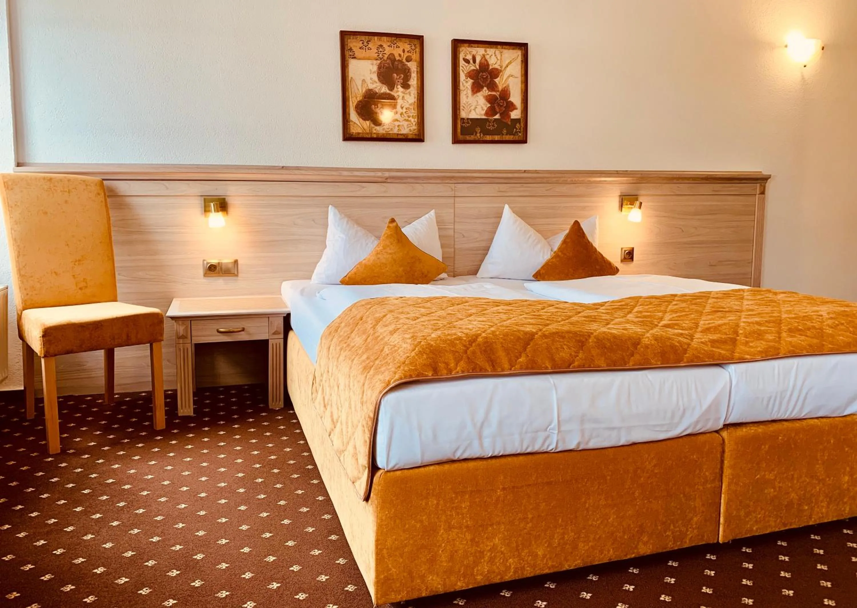 Bed in Rheinhotel St. Goar
