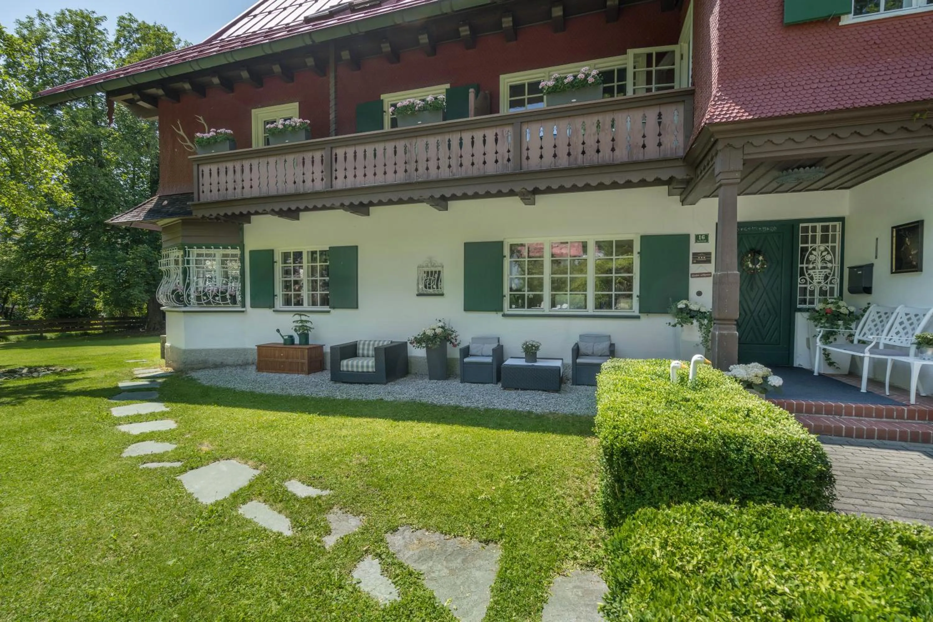 Garden in Geldernhaus Hotel garni