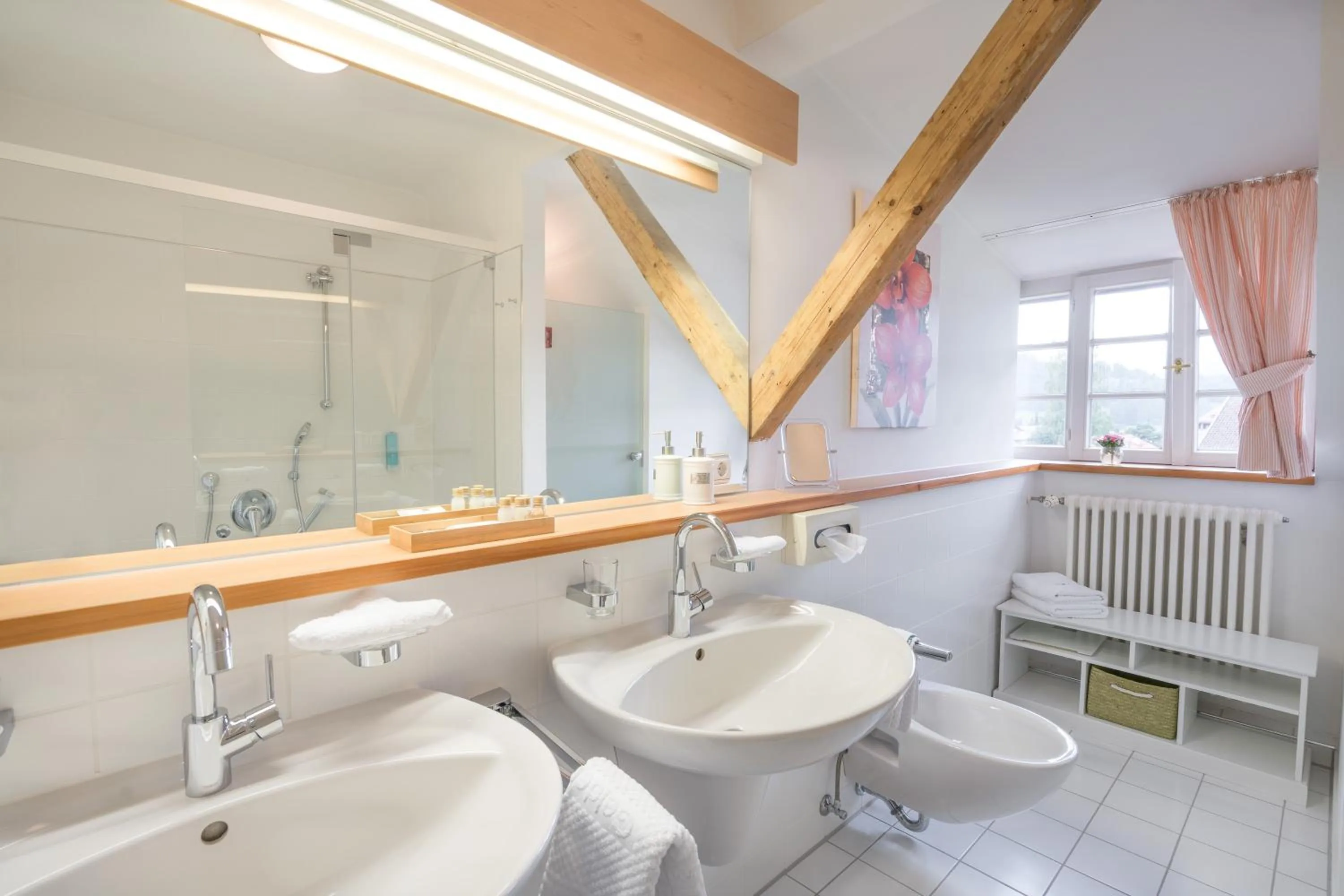 Toilet in Geldernhaus Hotel garni