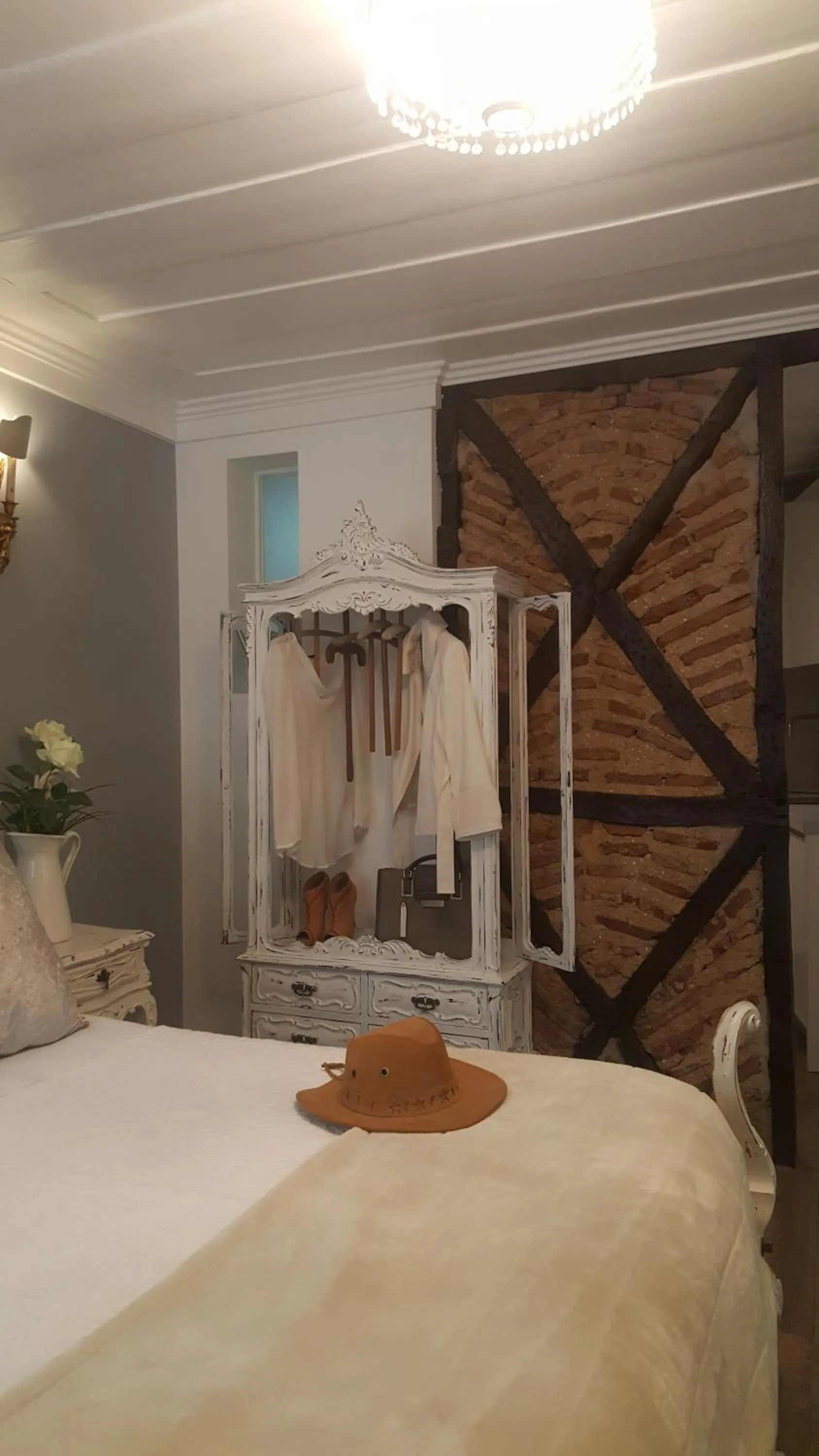 Bedroom, Bed in Charming Apartment I Historical Center