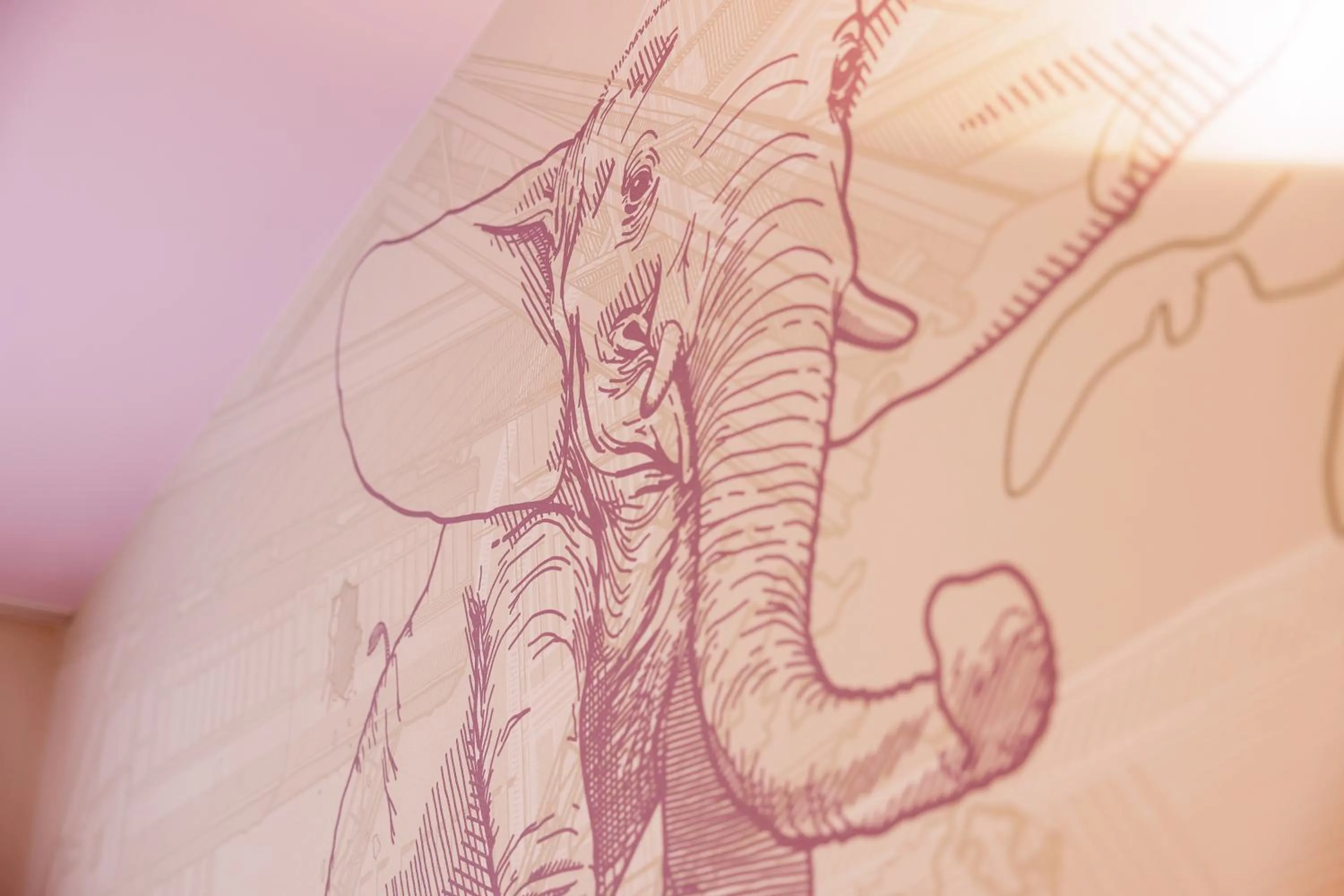 Decorative detail in McDreams Hotel Wuppertal City