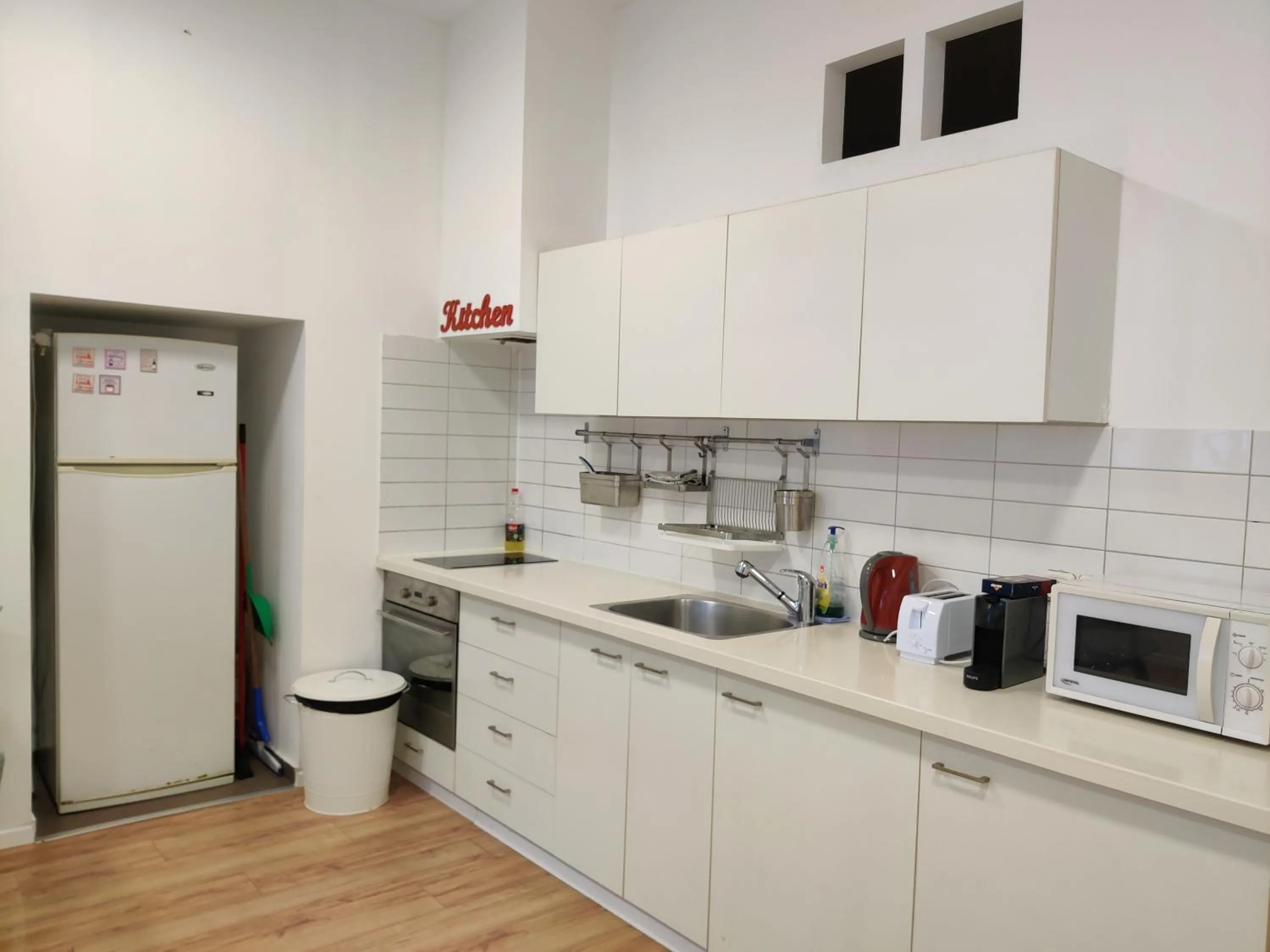 Kitchen or kitchenette in Central Stay TLV Beachfront
