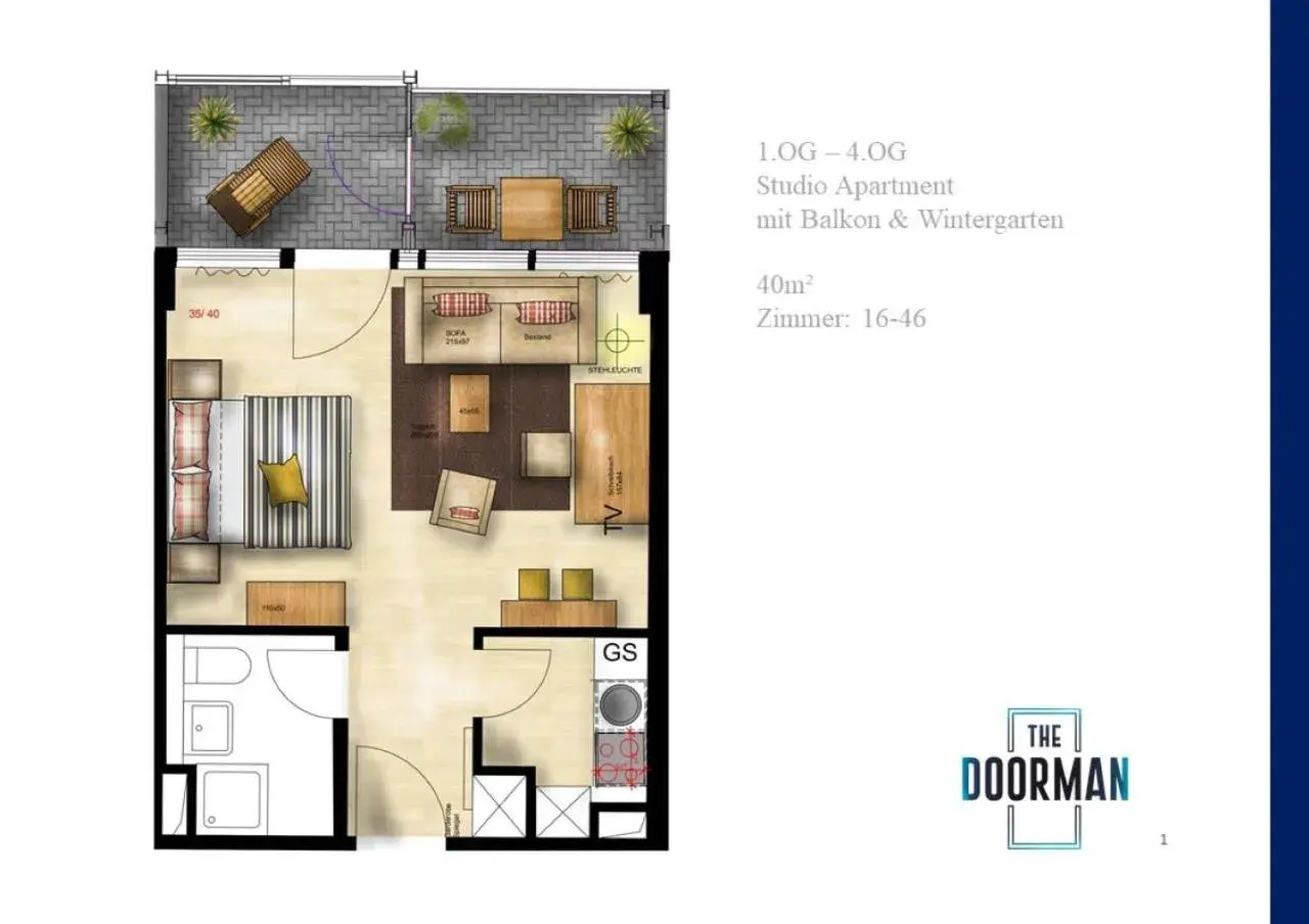 Photo of the whole room in The Doorman Welle Frankfurt am Main Photo of the whole room in The Doorman Welle Frankfurt am Main