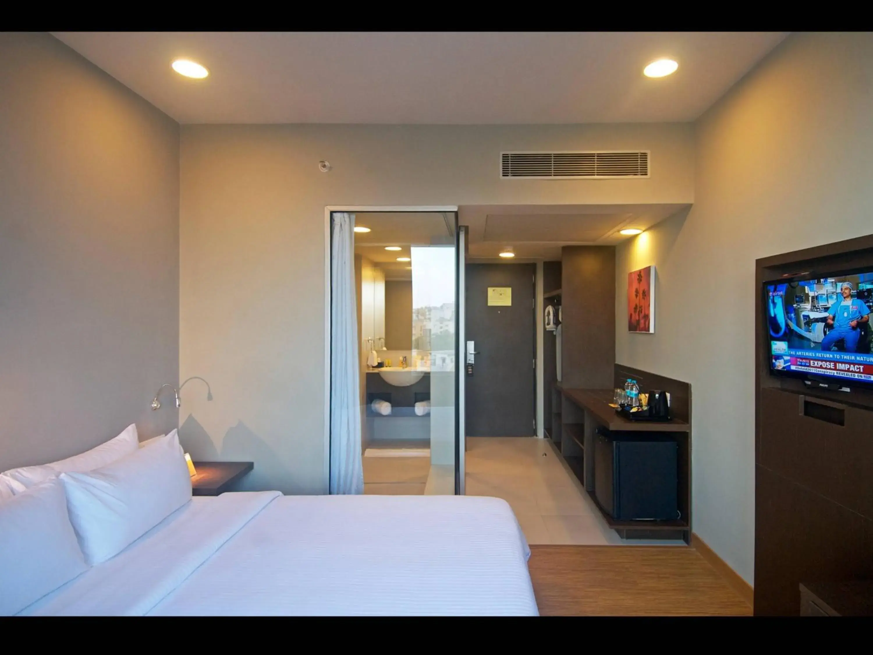 Bedroom, Bed in Keys Select by Lemon Tree Hotels, Visakhapatnam Bedroom, Bed in Keys Select by Lemon Tree Hotels, Visakhapatnam