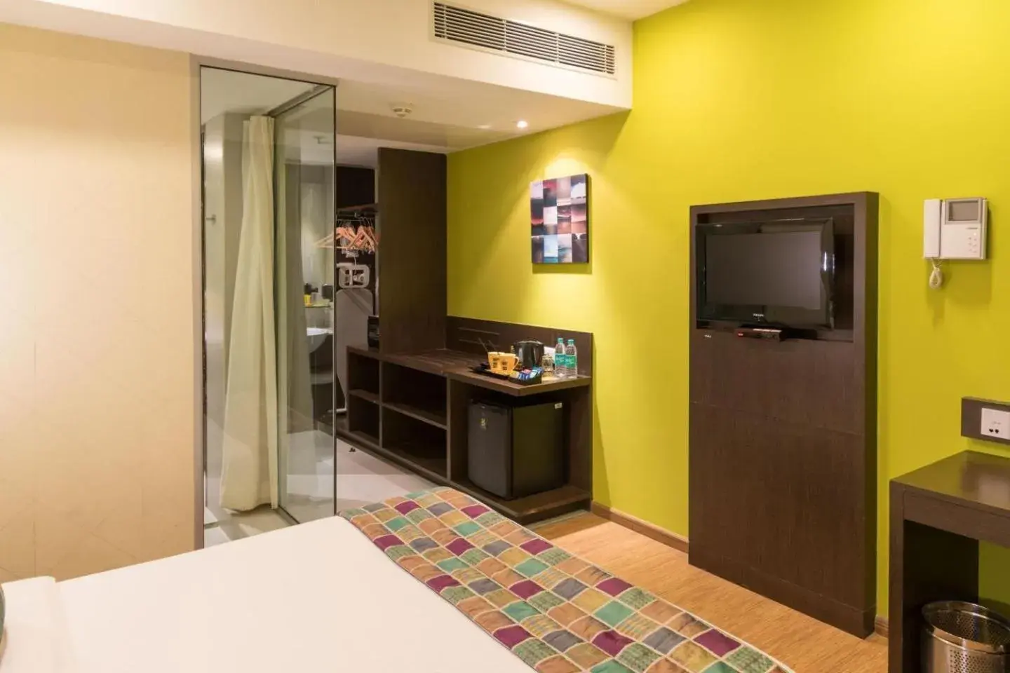 Bedroom, Bed in Keys Select by Lemon Tree Hotels, Visakhapatnam Bedroom, Bed in Keys Select by Lemon Tree Hotels, Visakhapatnam