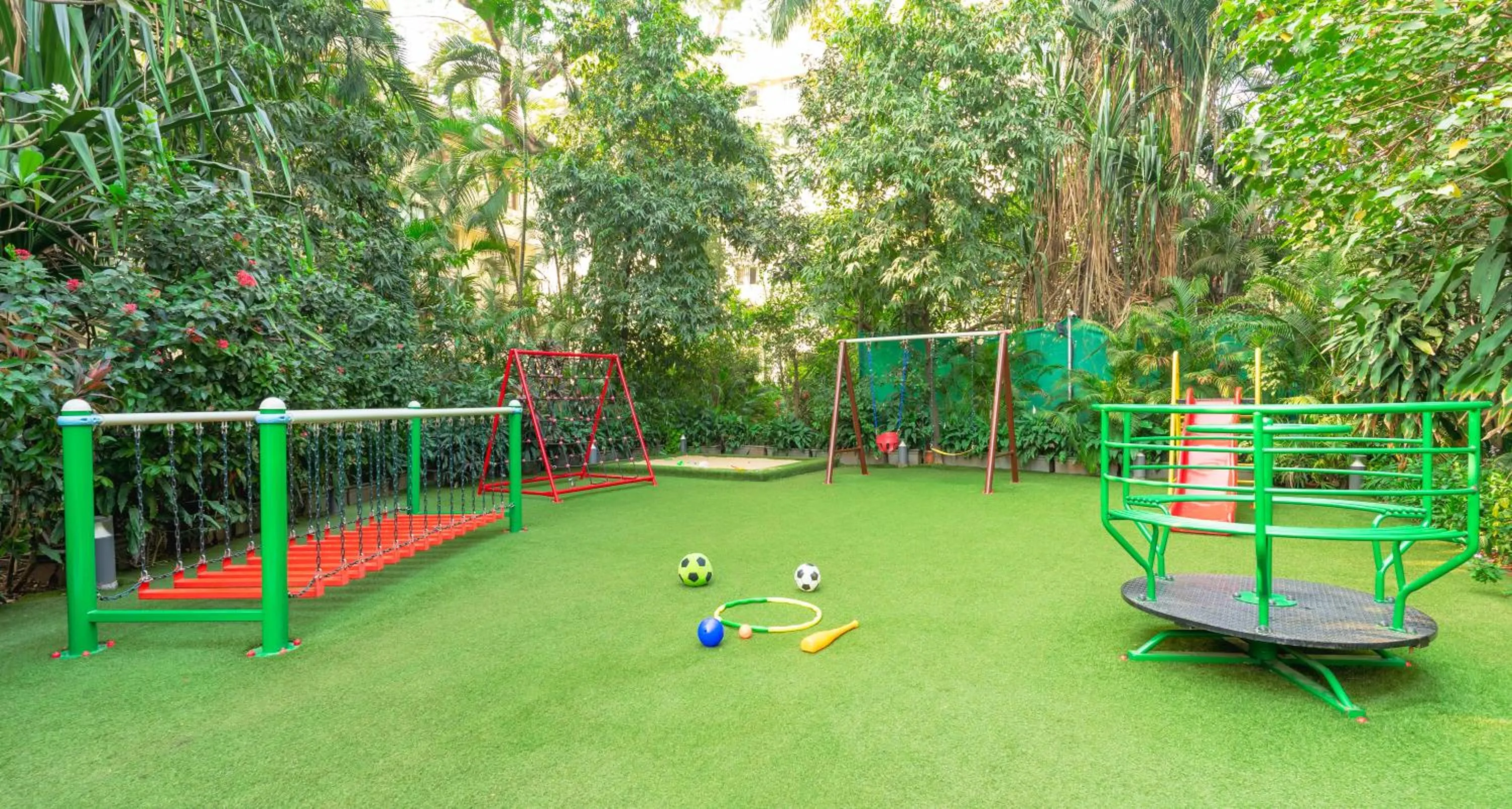 Children play ground in Taj Wellington Mews, Mumbai