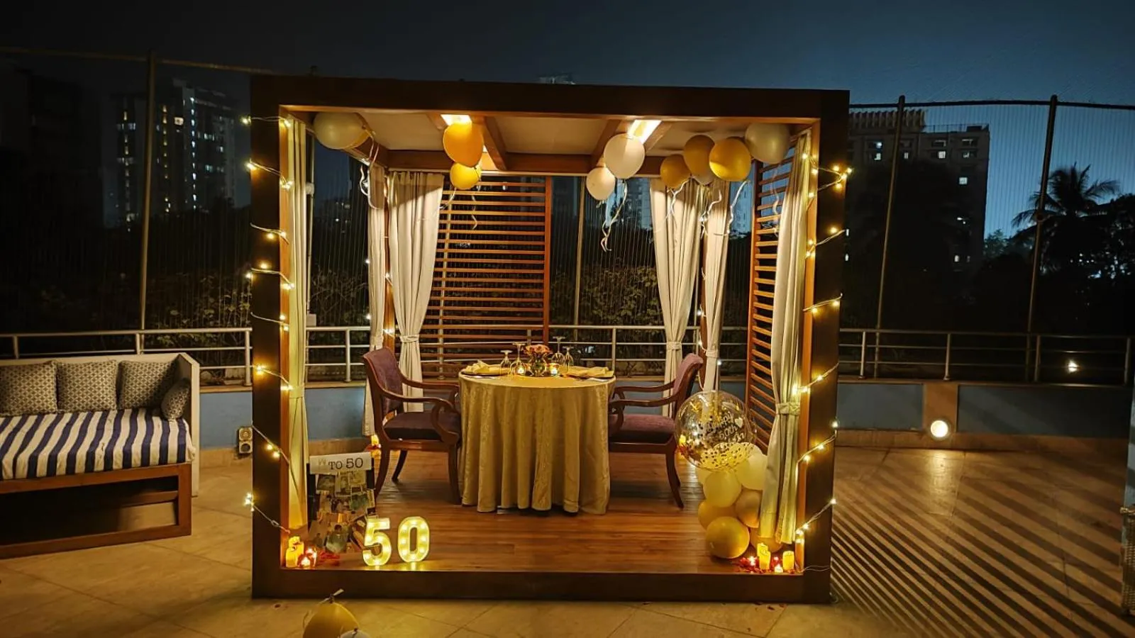 Night in Taj Wellington Mews, Mumbai