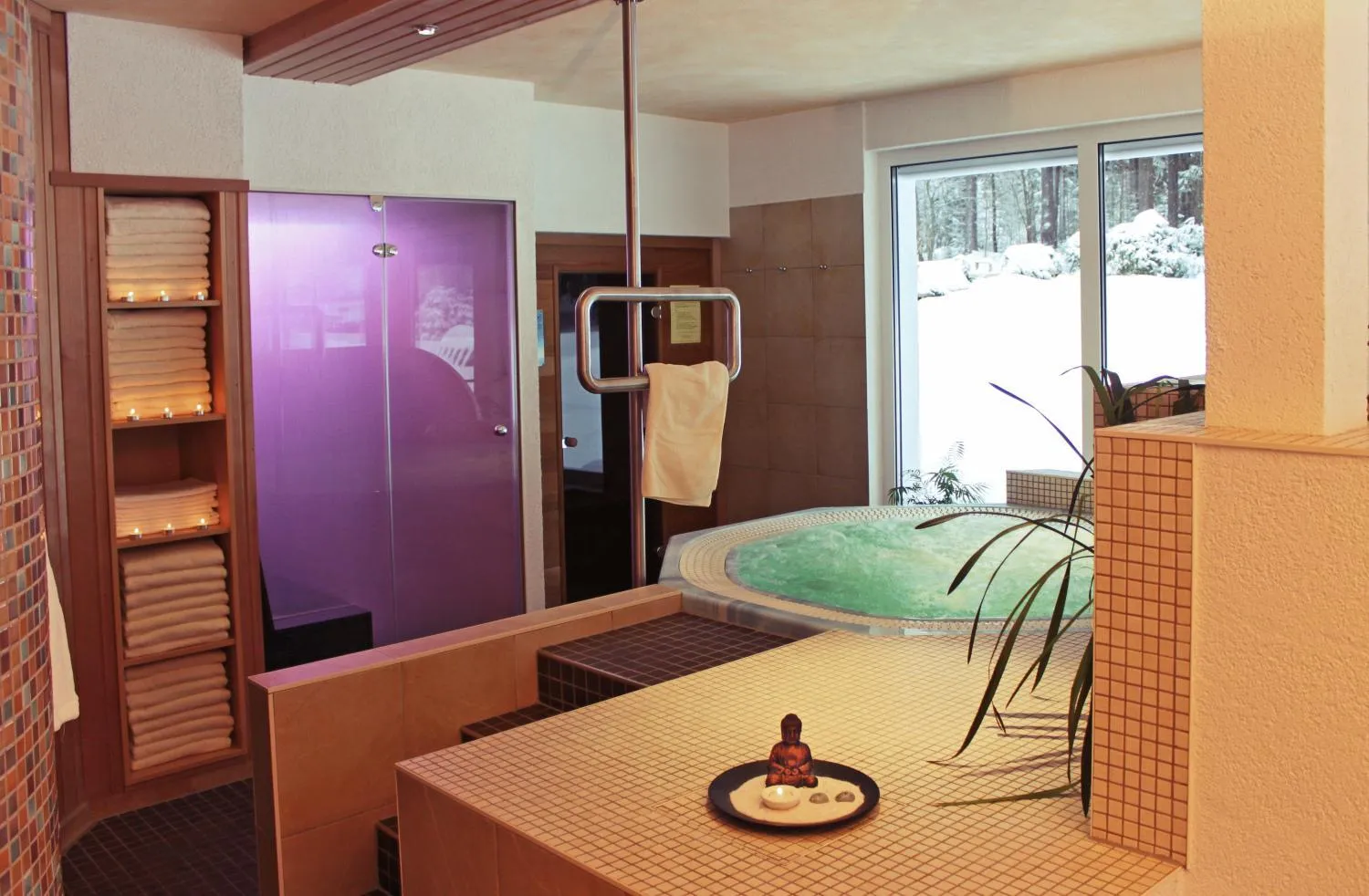 Spa and wellness centre/facilities in Ferienhotel Mühlleithen