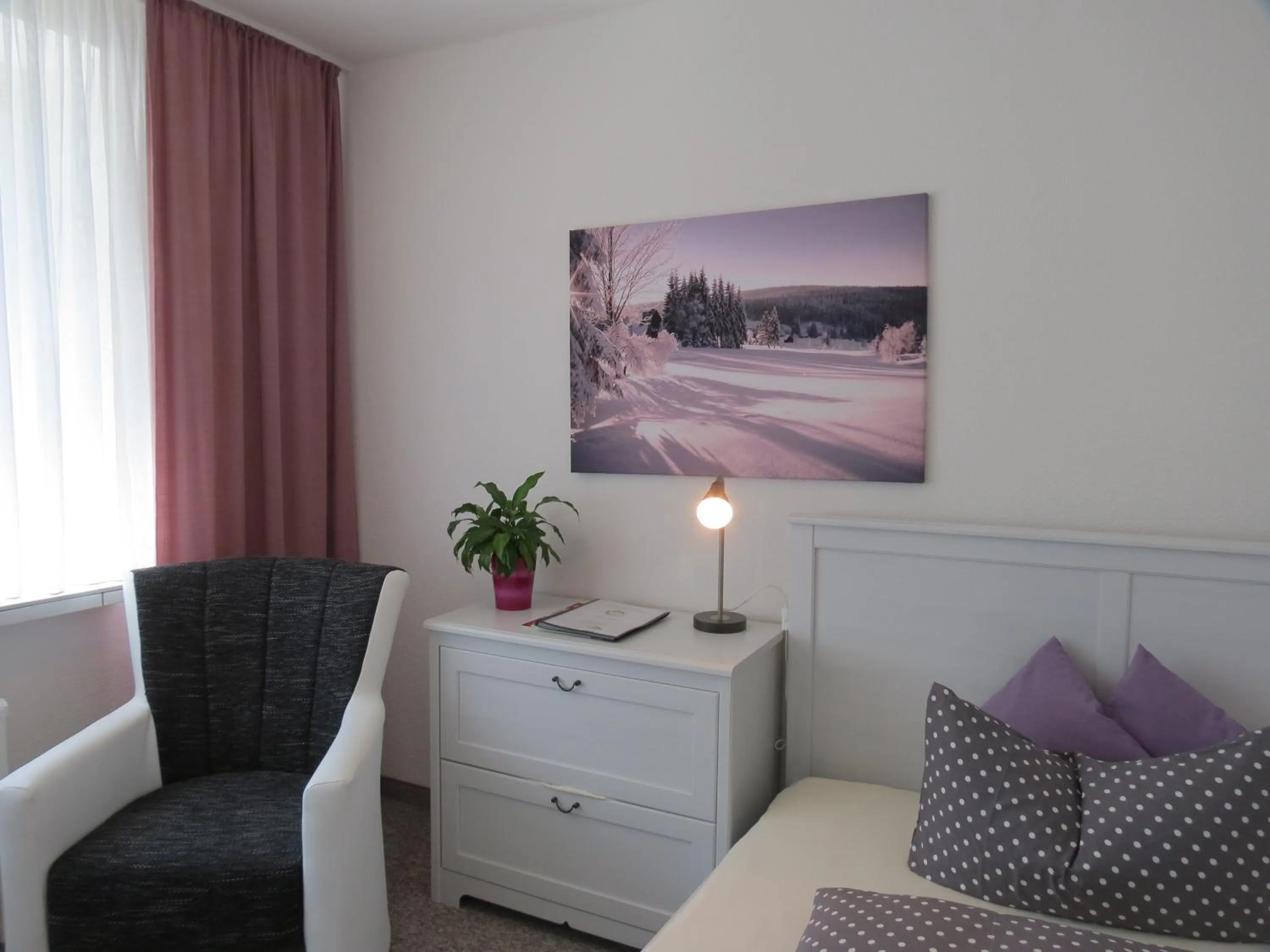 Bedroom in Ferienhotel Mühlleithen