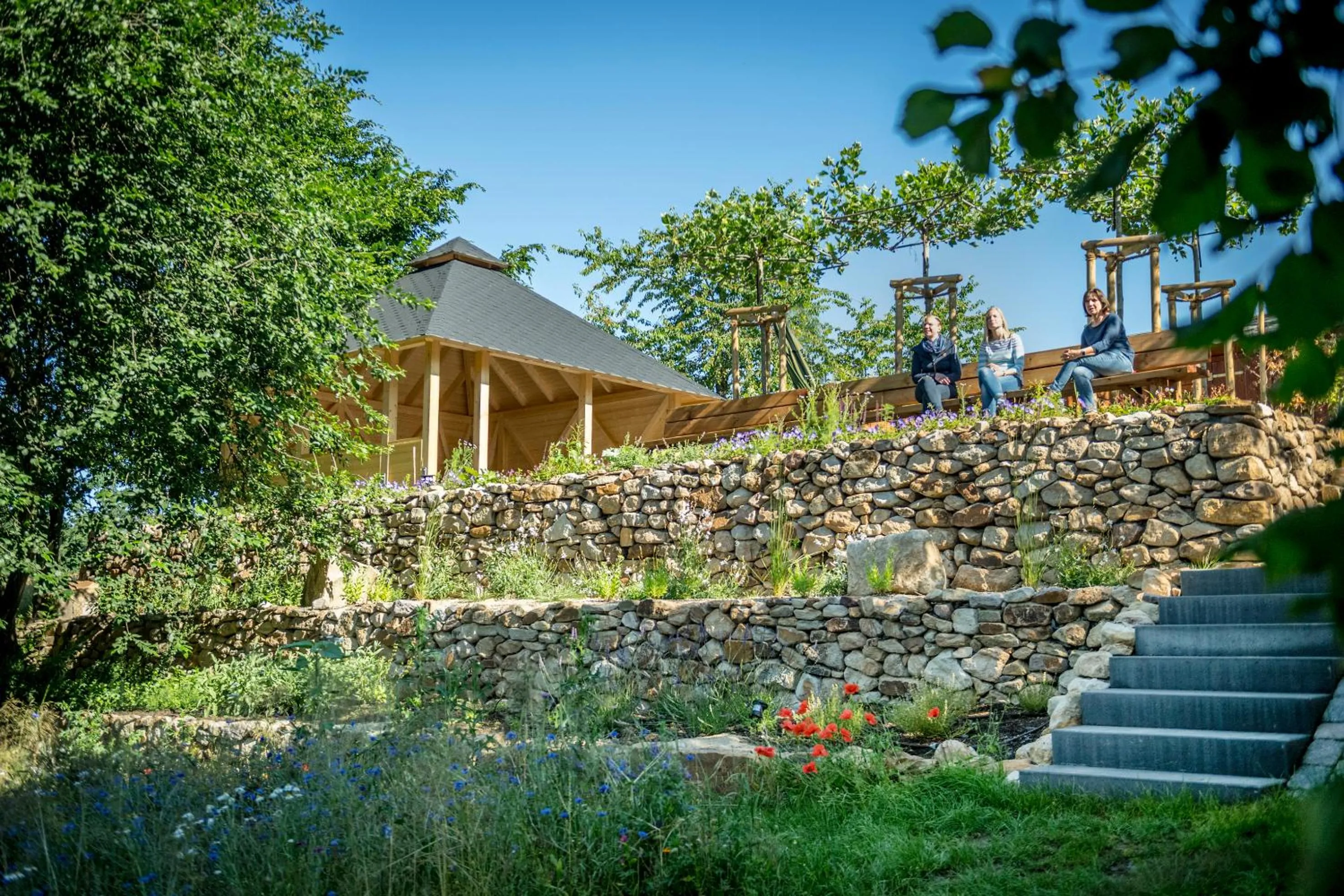 Garden in Landhotel Buller
