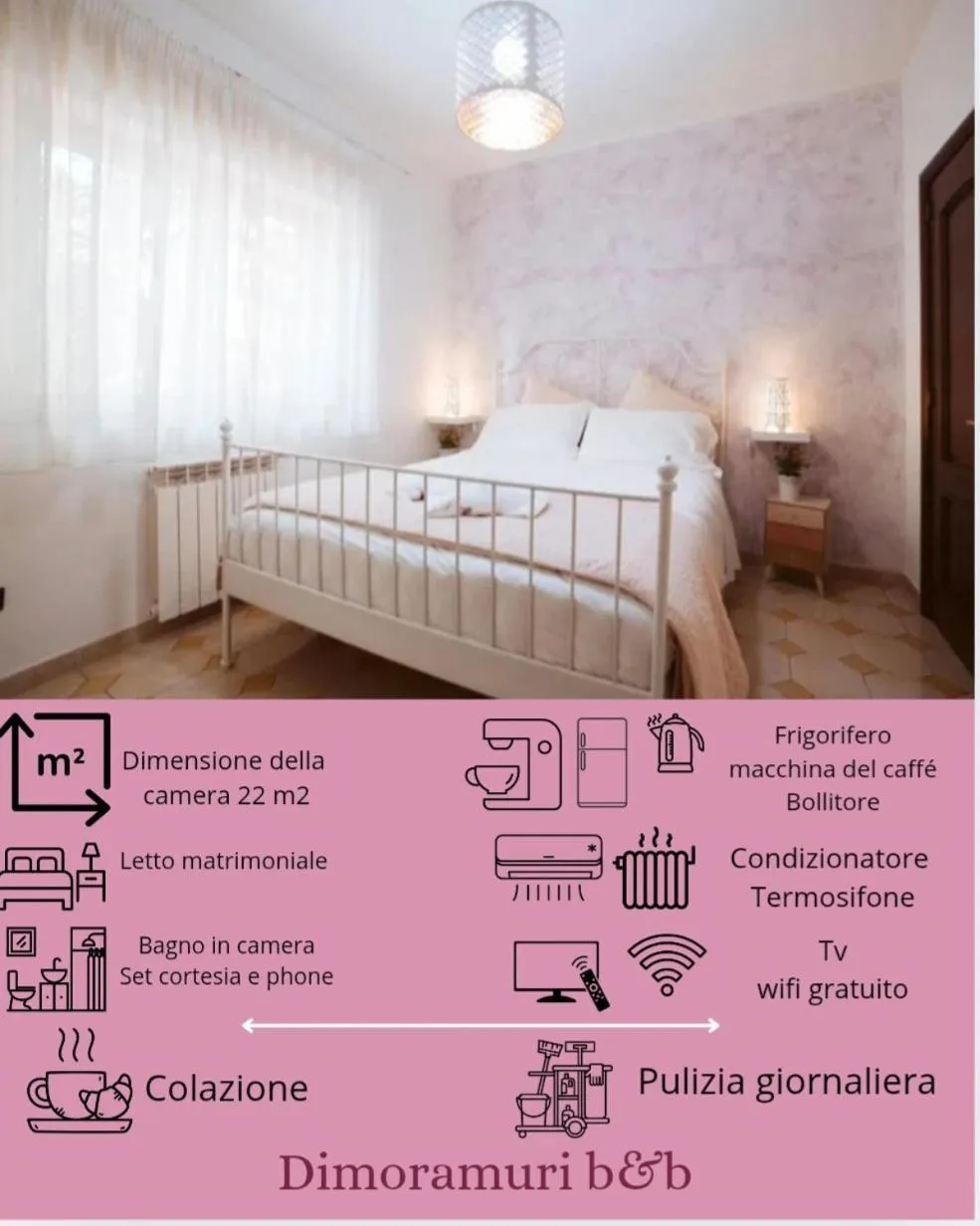 Bed in Dimoramuri B&B