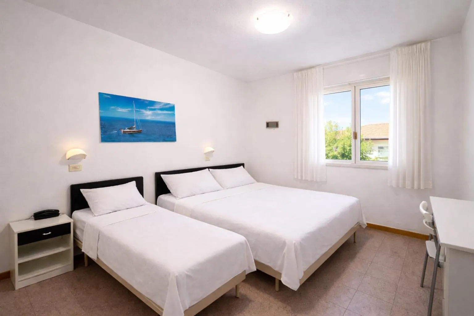 Bed in Hotel Sasselli Dipendenza Hotel Zamagna