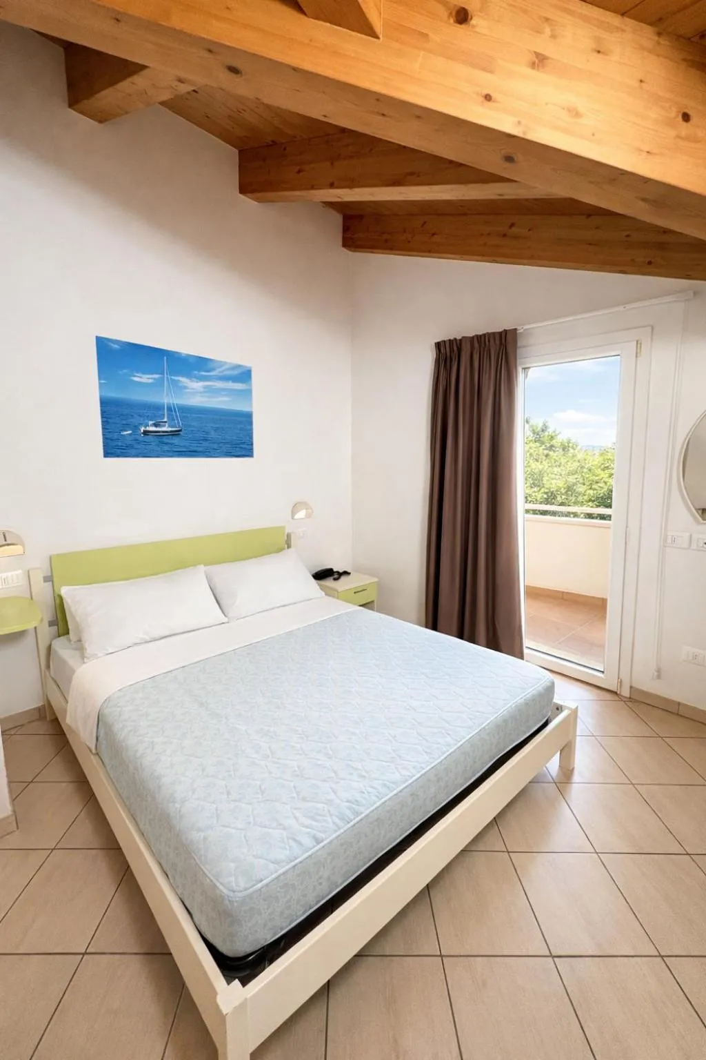 Bed in Hotel Sasselli Dipendenza Hotel Zamagna