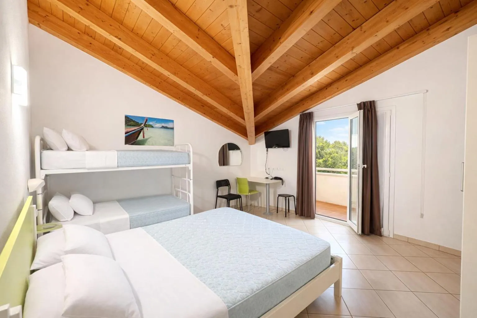 Bed in Hotel Sasselli Dipendenza Hotel Zamagna