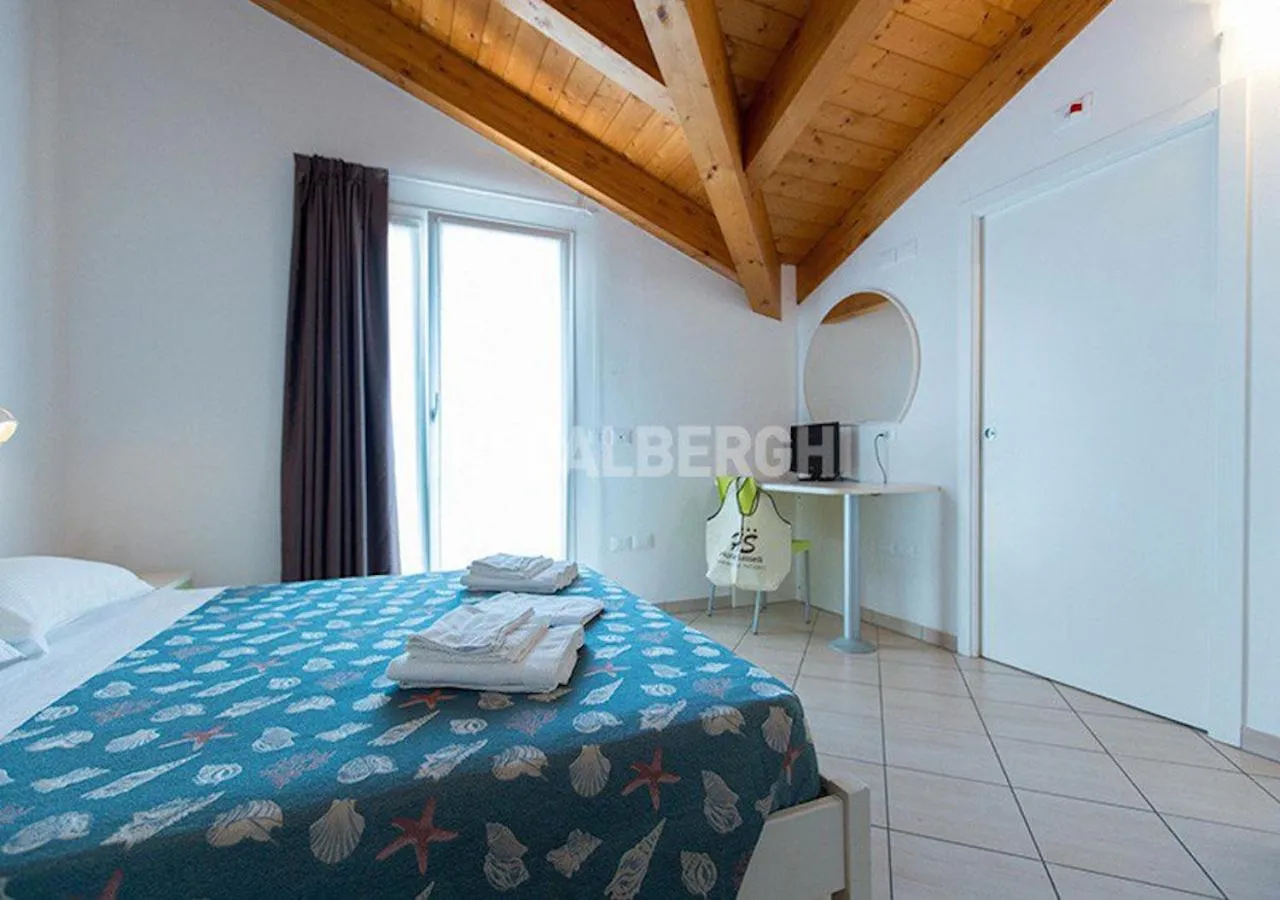 Bed in Hotel Sasselli